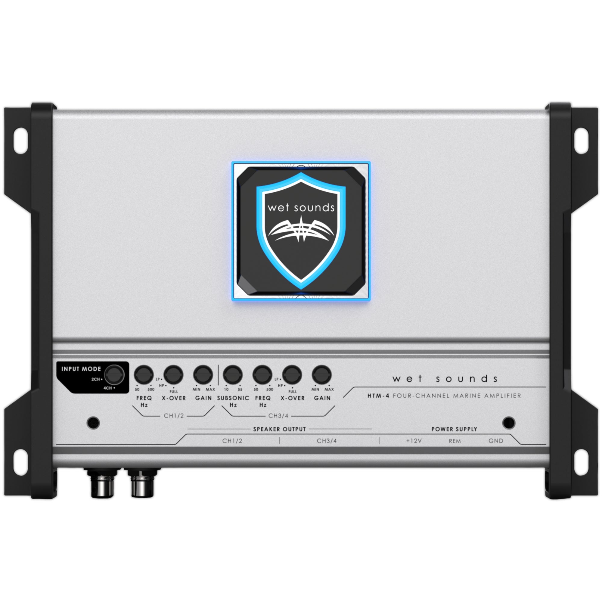 Amplificador Marino 4 Canales Wet Sounds HTM-4 Clase D