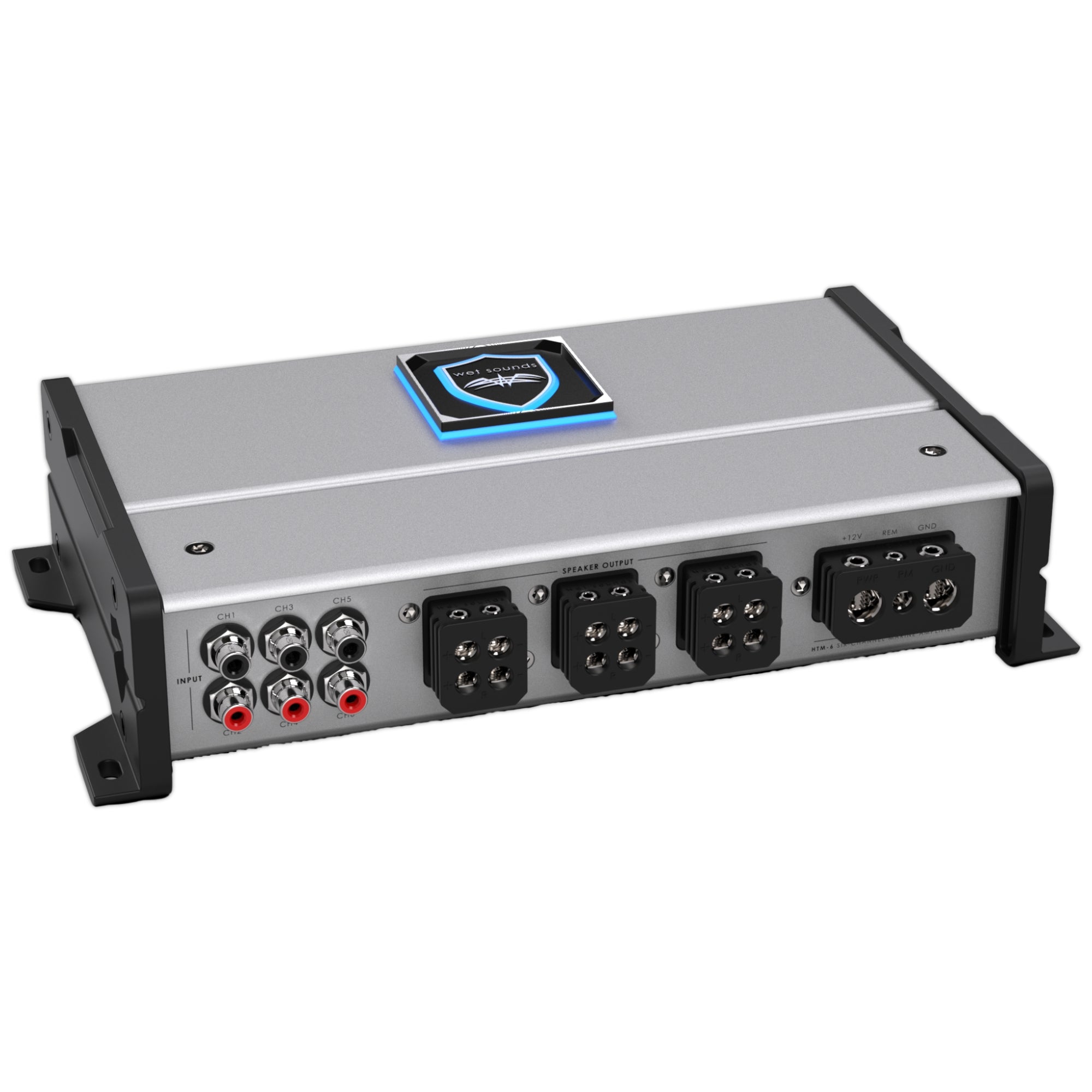 Amplificador Marino 6 Canales Wet Sounds HTM-6 Clase D
