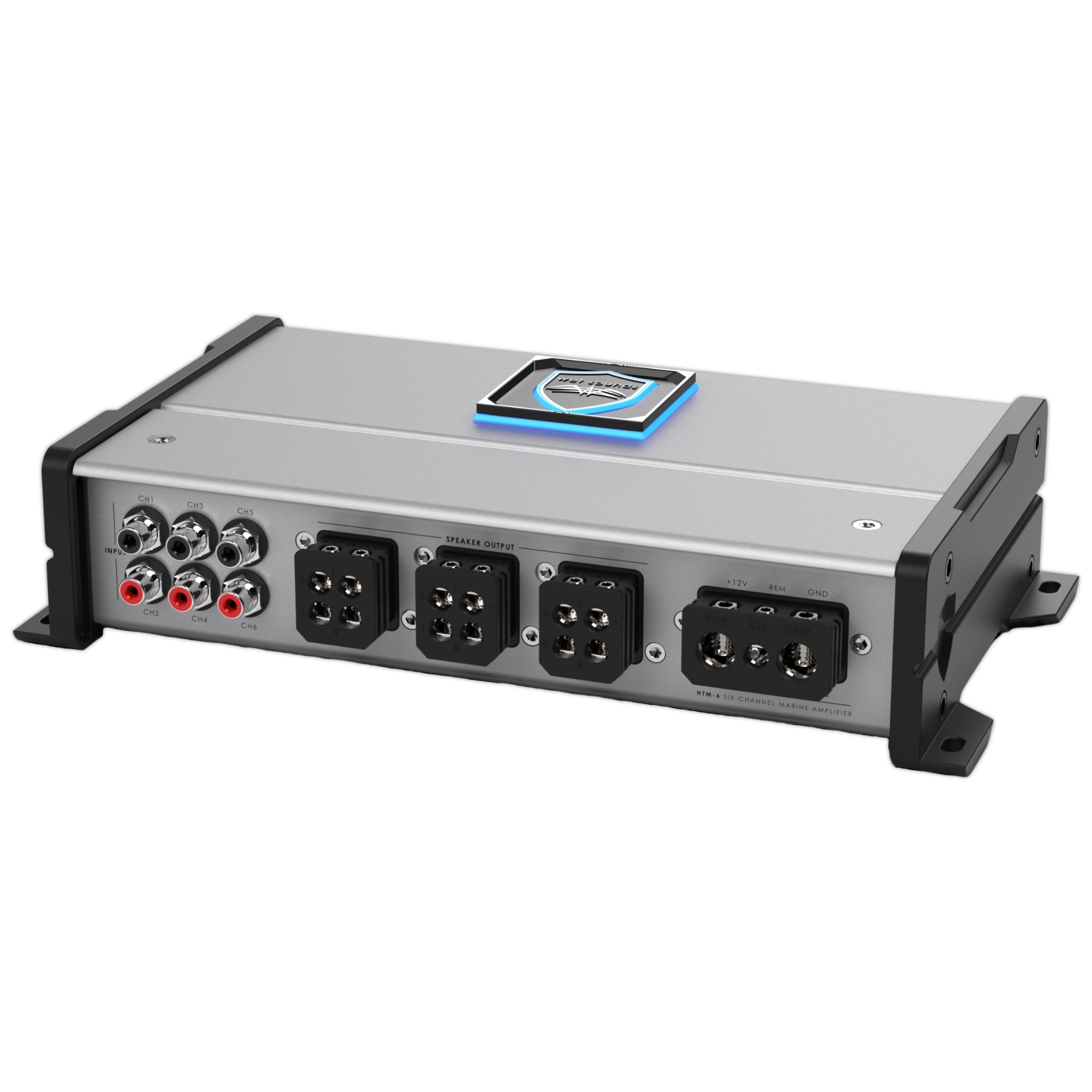 Amplificador Marino 6 Canales Wet Sounds HTM-6 Clase D