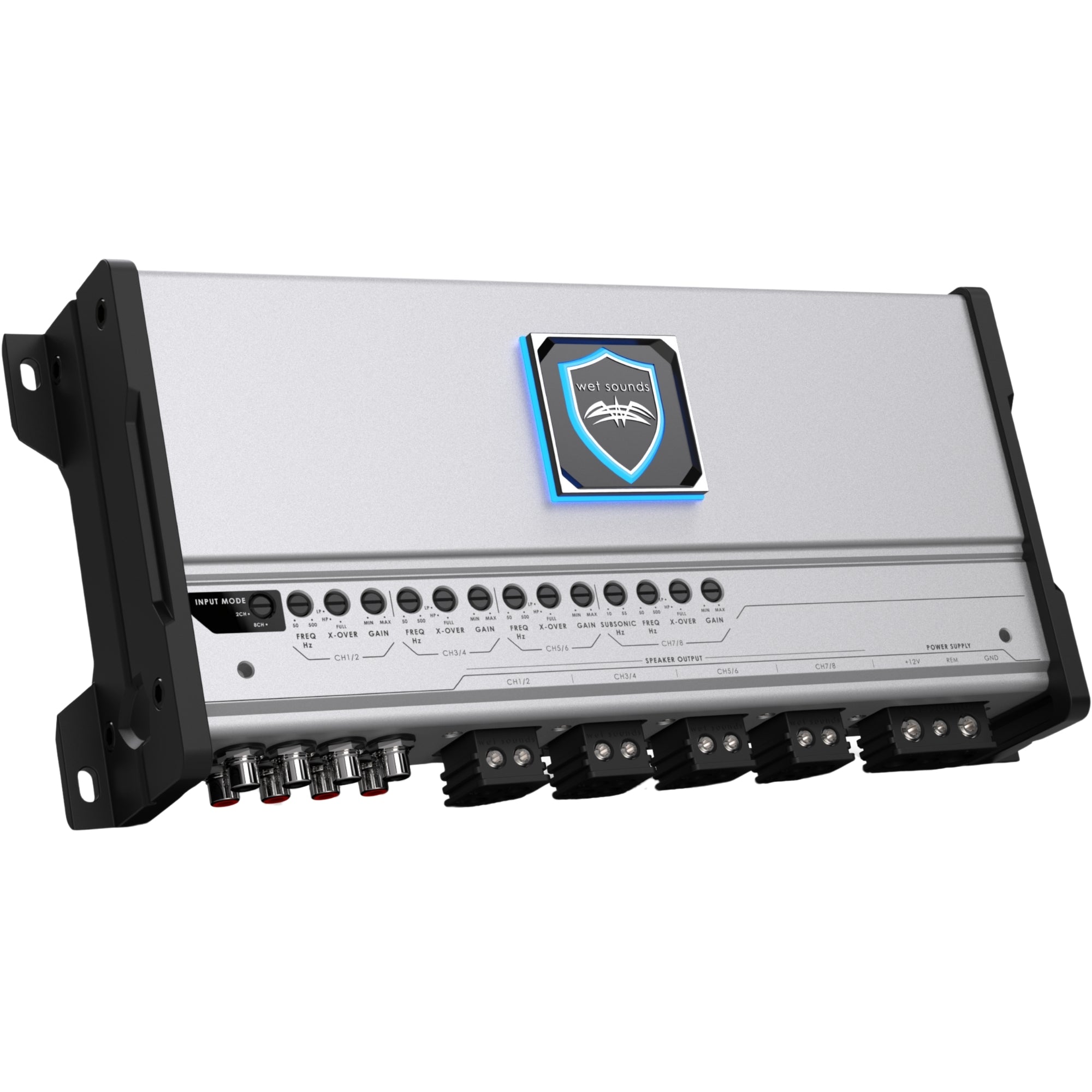 Amplificador Marino 8 Canales Wet Sounds HTM-8 Clase D