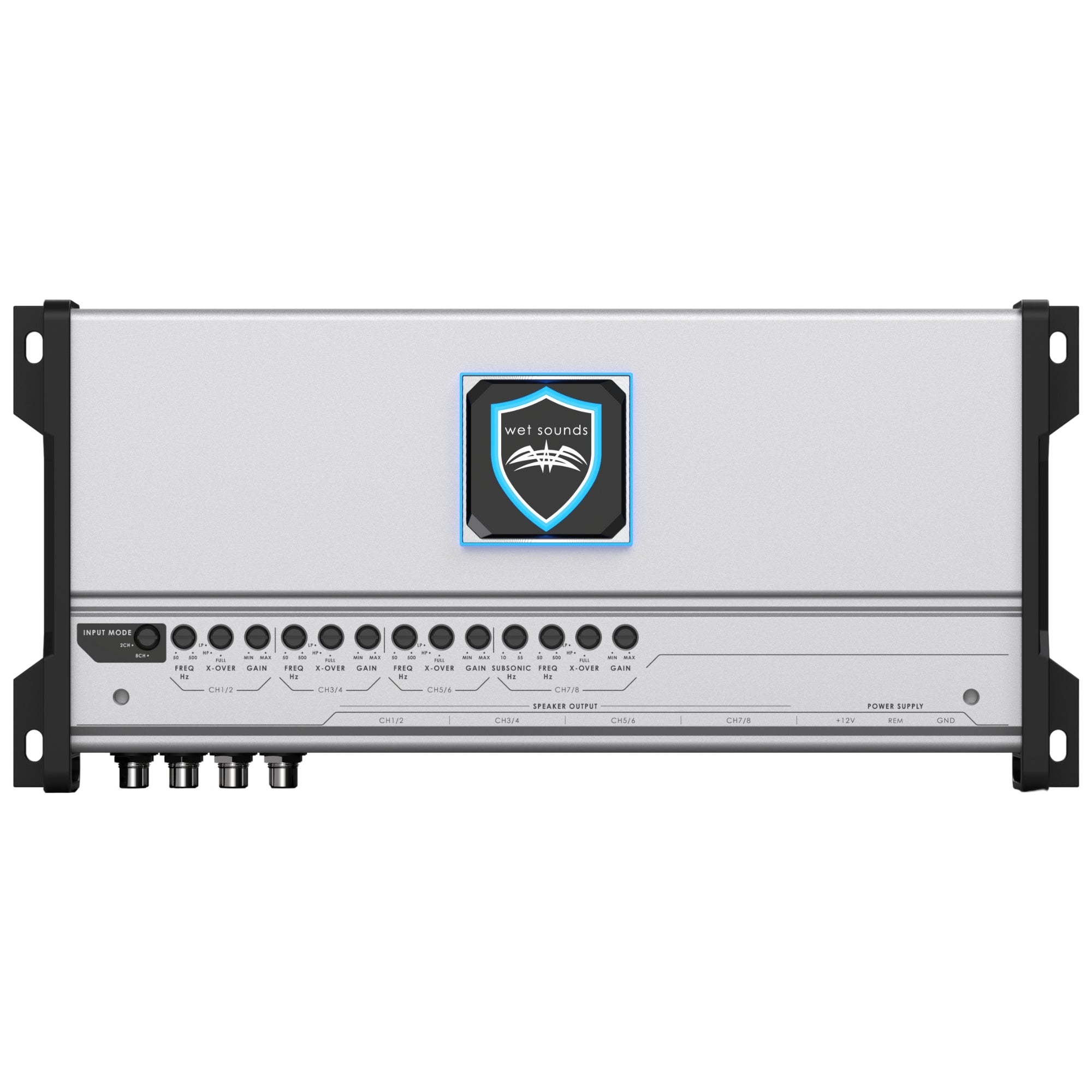 Amplificador Marino 8 Canales Wet Sounds HTM-8 Clase D