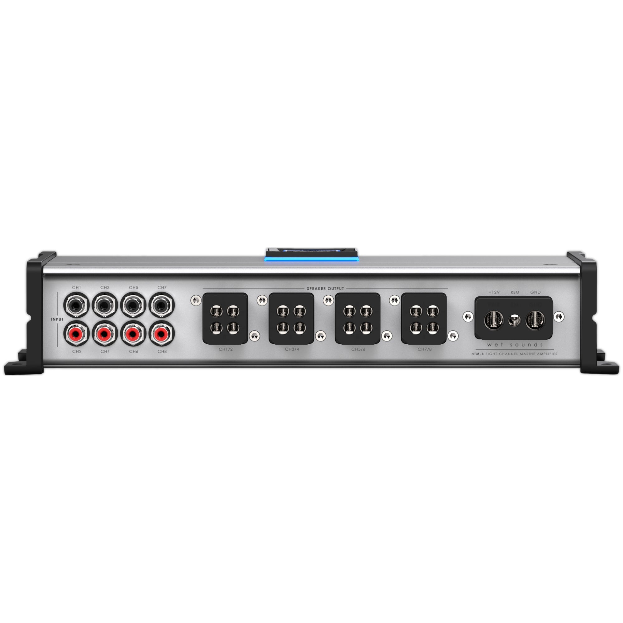 Amplificador Marino 8 Canales Wet Sounds HTM-8 Clase D