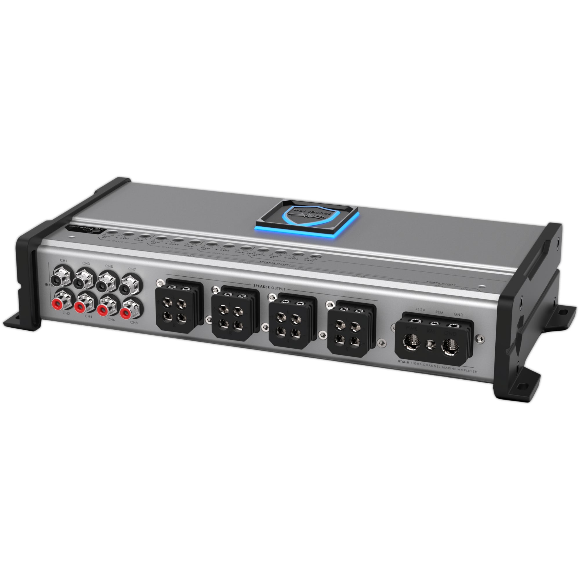 Amplificador Marino 8 Canales Wet Sounds HTM-8 Clase D