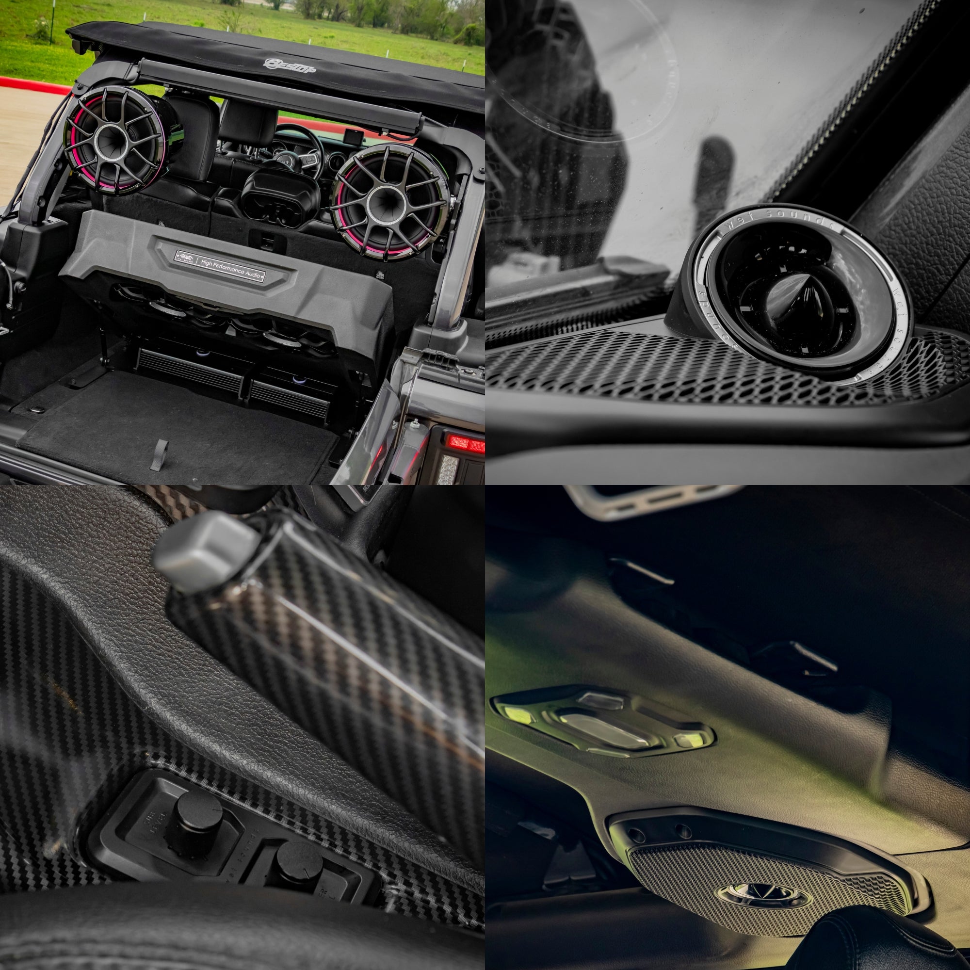 Kit de Audio Wet Sounds JEEP-JL-LVL1-C Jeep Wrangler 2018 a 2023