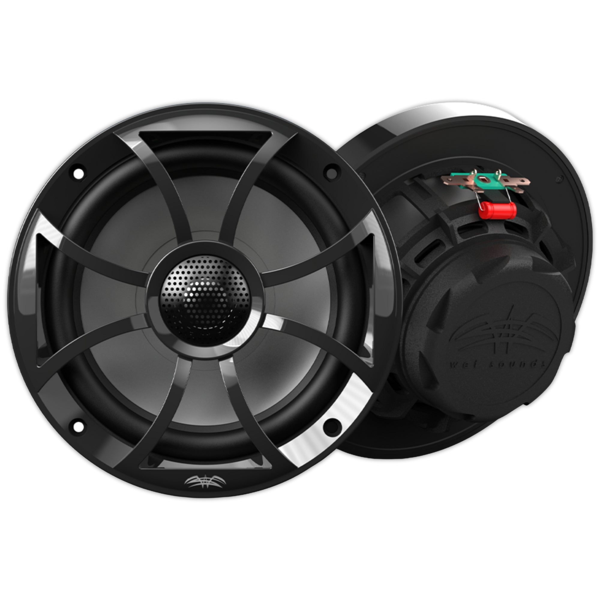 Bocinas Coaxiales Marinas Wet Sounds RECON 6-BG 120W 6.5 PLG