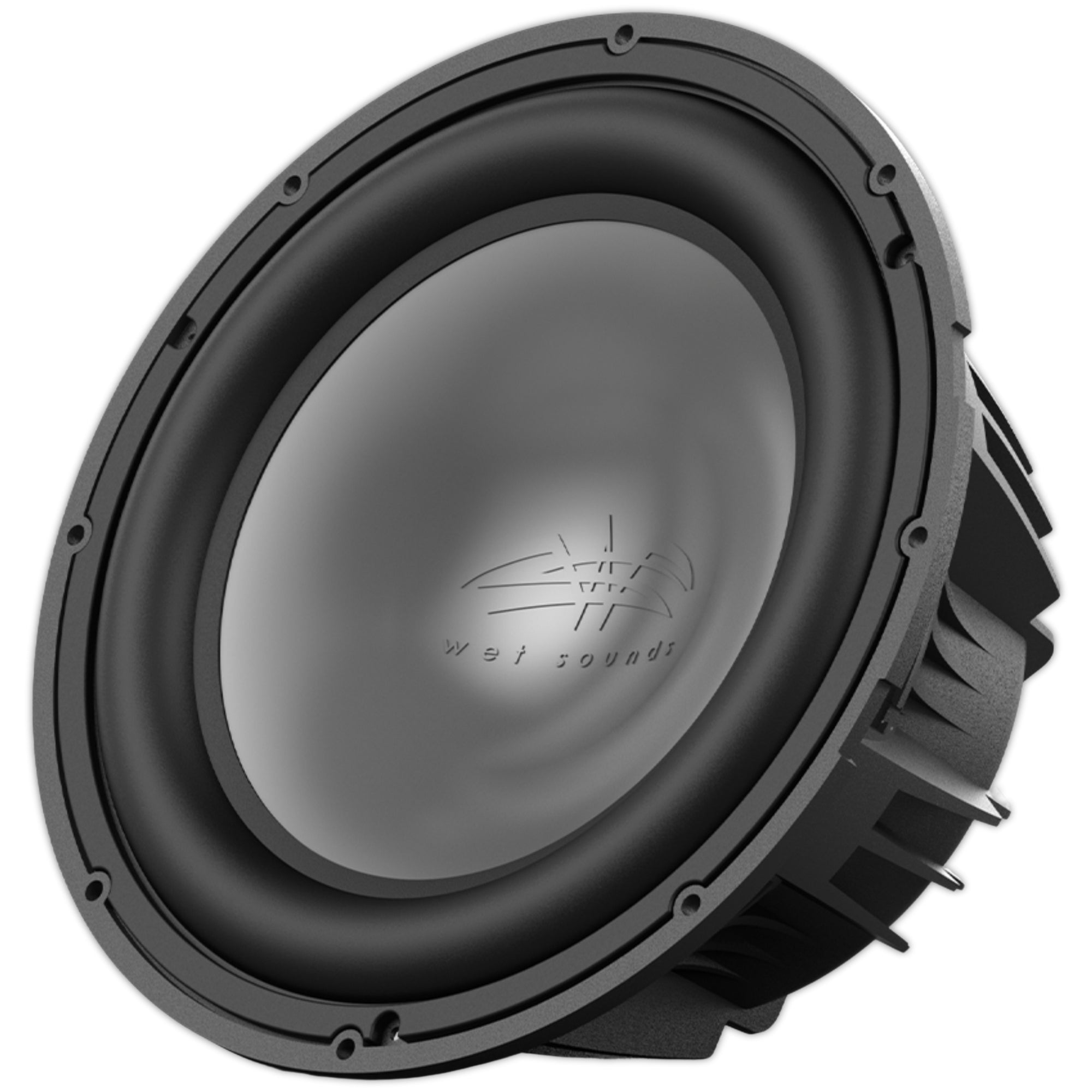 Subwoofer Marino Wet Sounds REVO 12 FA S4-B V2 12" Color Negro 800 Watts