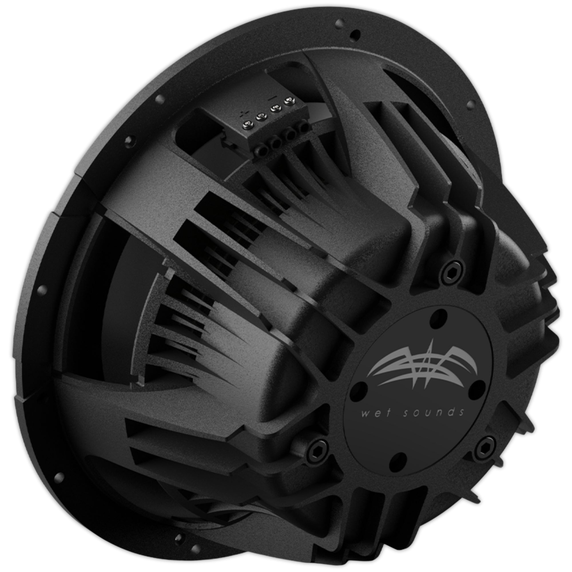 Subwoofer Marino Wet Sounds REVO 12 FA S4-B V2 12" Color Negro 800 Watts