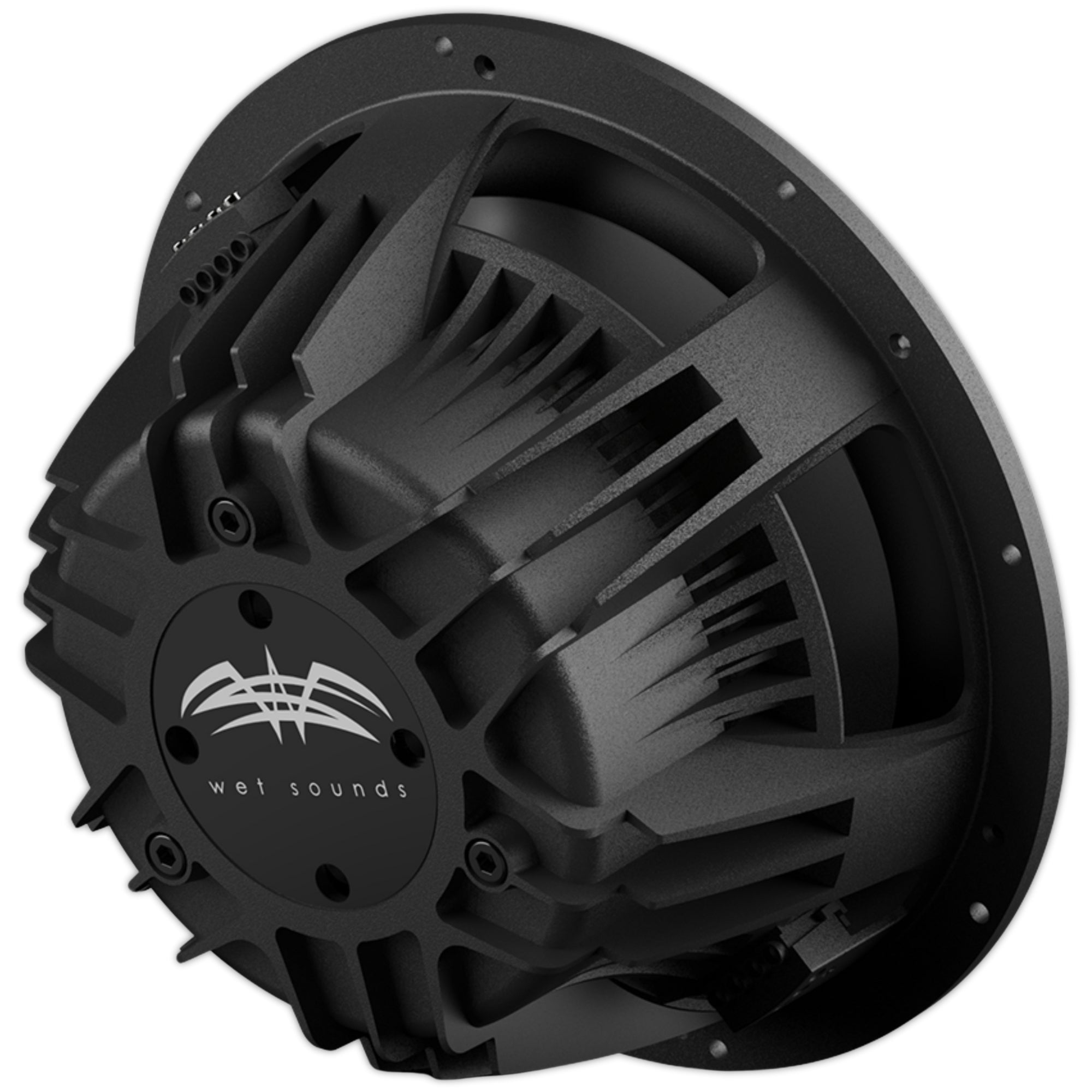 Subwoofer Marino Wet Sounds REVO 12 FA S4-B V2 12" Color Negro 800 Watts