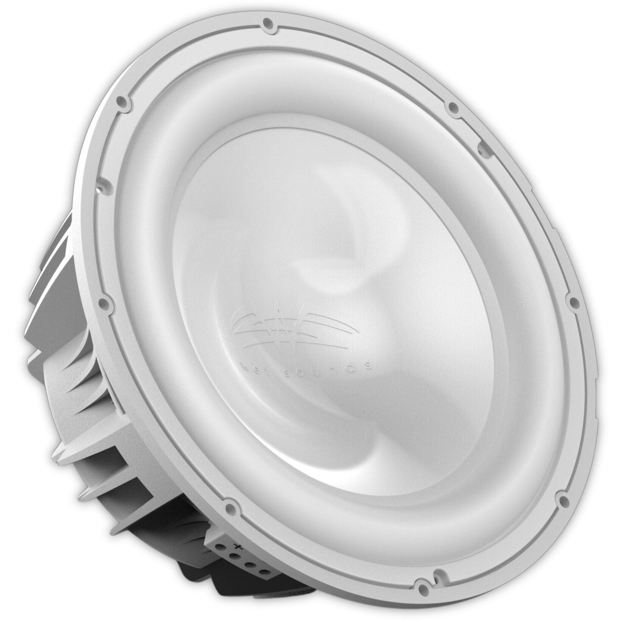 Subwoofer Marino Wet Sounds REVO 12 FA S4-W V2 Color Blanco 12" 800 Watts