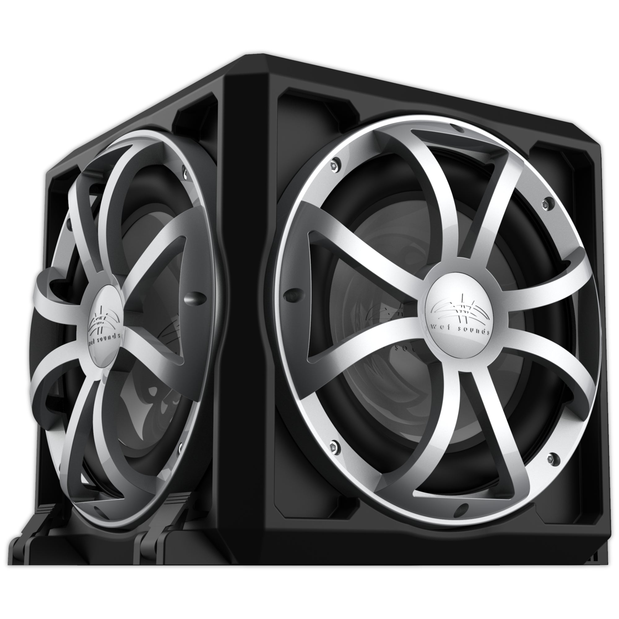 Caja de subwoofer de radiador pasivo Wet Sounds Revo 12 PSE