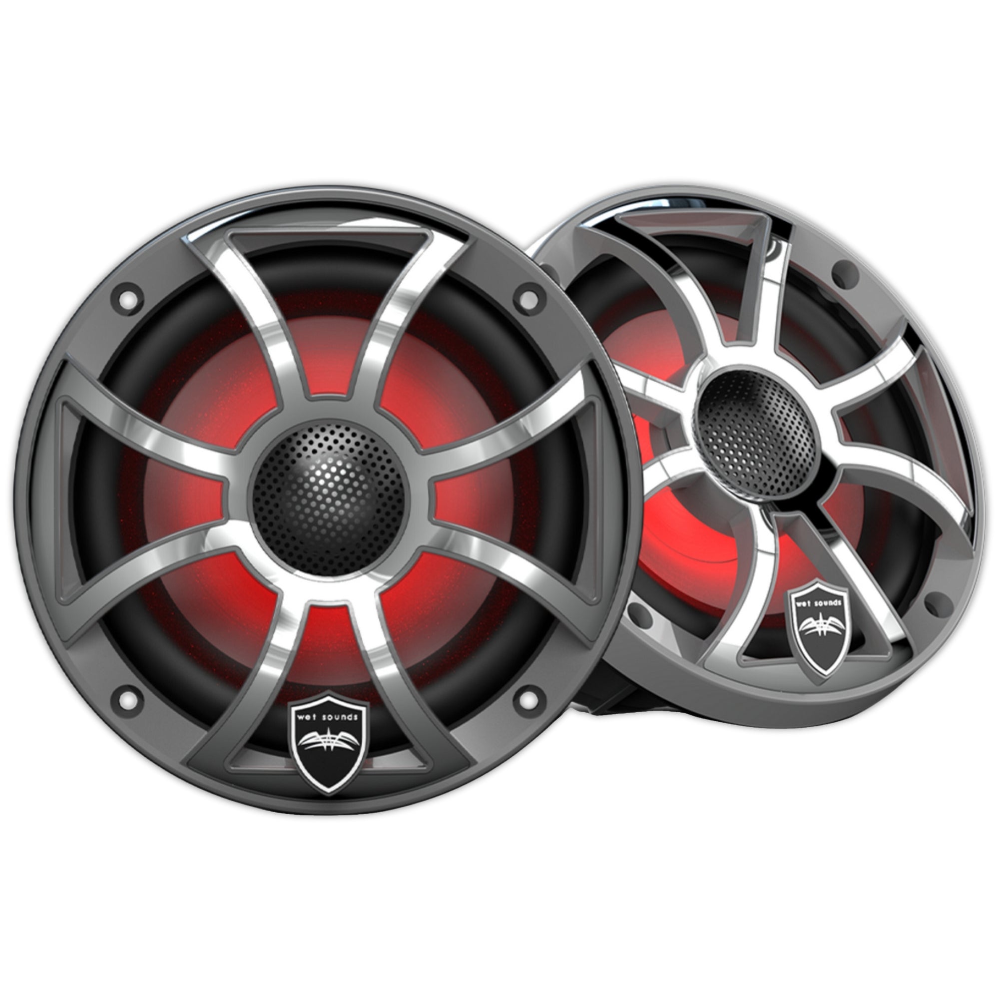 Bocinas Coaxiales Marinas Wet Sounds REVO 6 XS-G-SS 200W 6.5 PLG Gunmetal