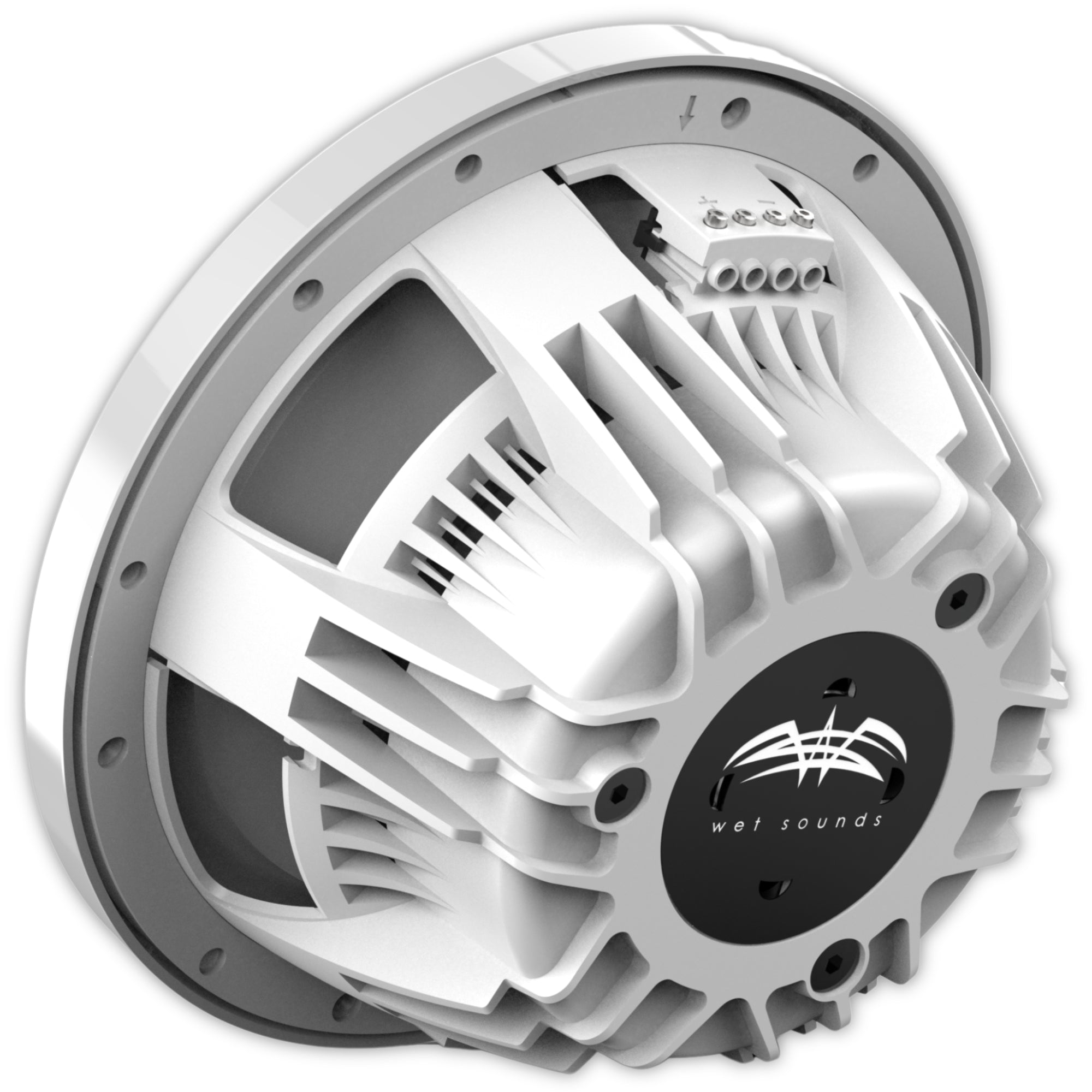 Bocinas Coaxiales Marinas Wet Sounds REVO CX-10 SW-W S2 700W 10 PLG