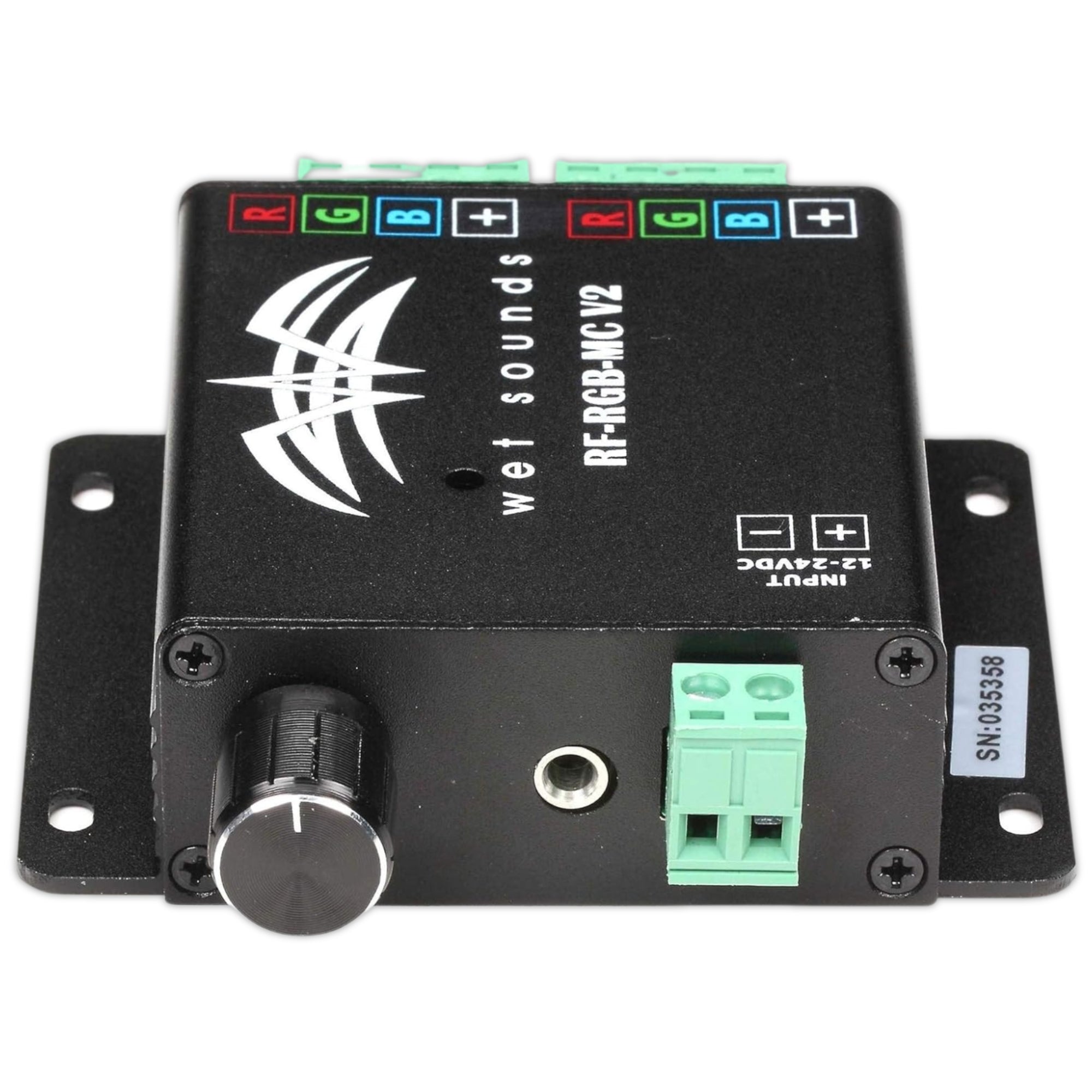 Controlador de música Wet Sounds RF-RGB-MC V2 Radiofrecuencia RGB con control remoto activado por toque
