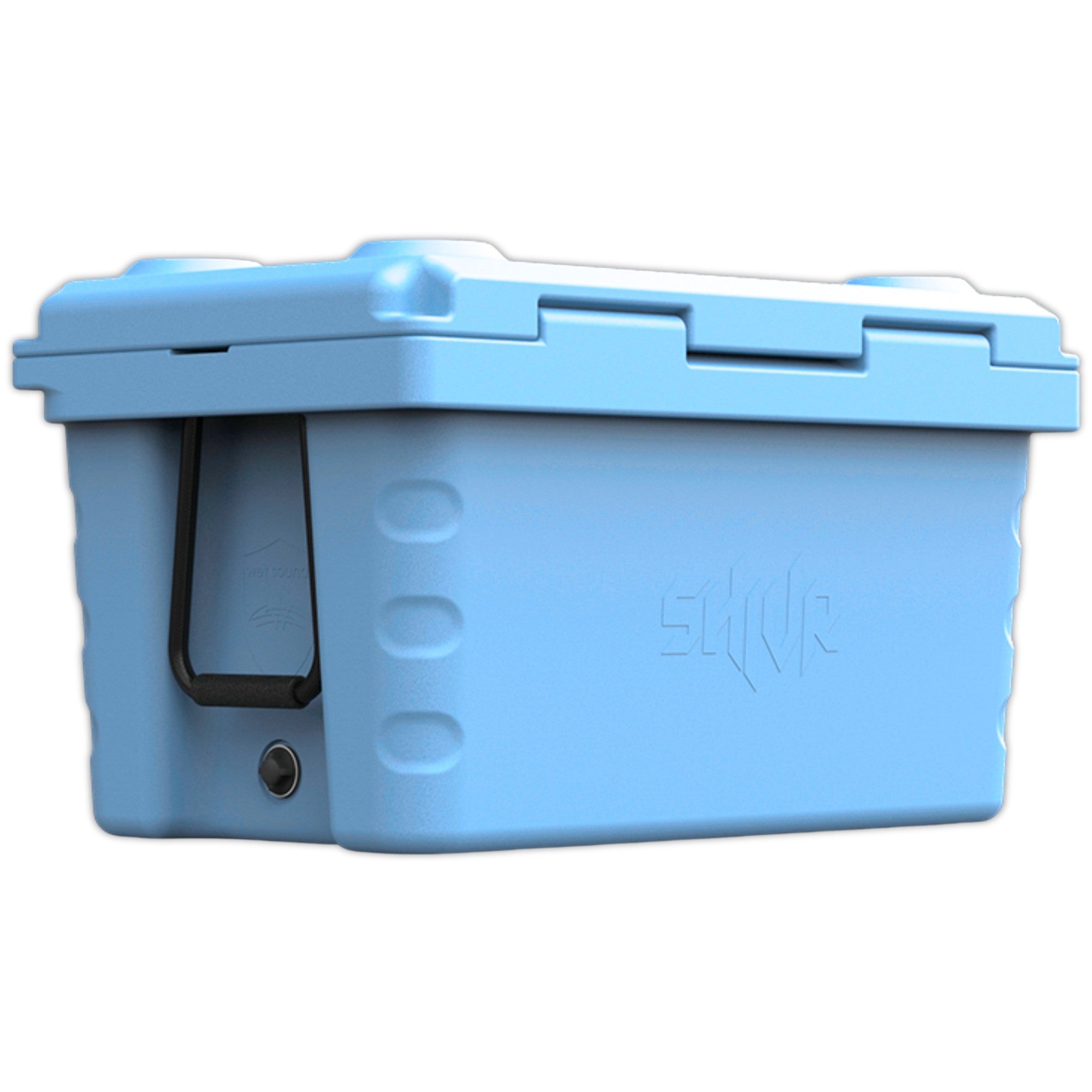 Hielera Azul con Barra de Sonido Marino Wet Sounds SHIVR-55-BLU 200W 55L