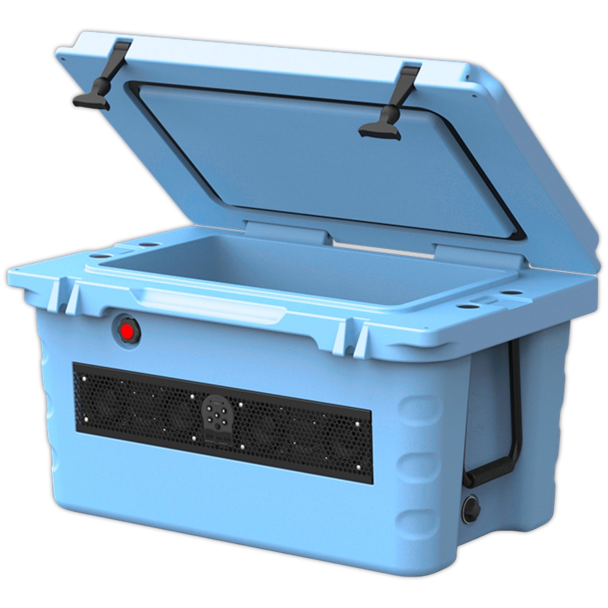 Hielera Azul con Barra de Sonido Marino Wet Sounds SHIVR-55-BLU 200W 55L