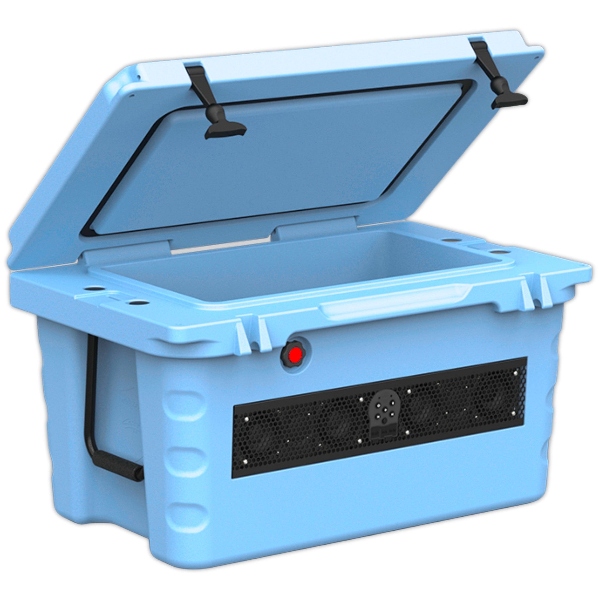 Hielera Azul con Barra de Sonido Marino Wet Sounds SHIVR-55-BLU 200W 55L