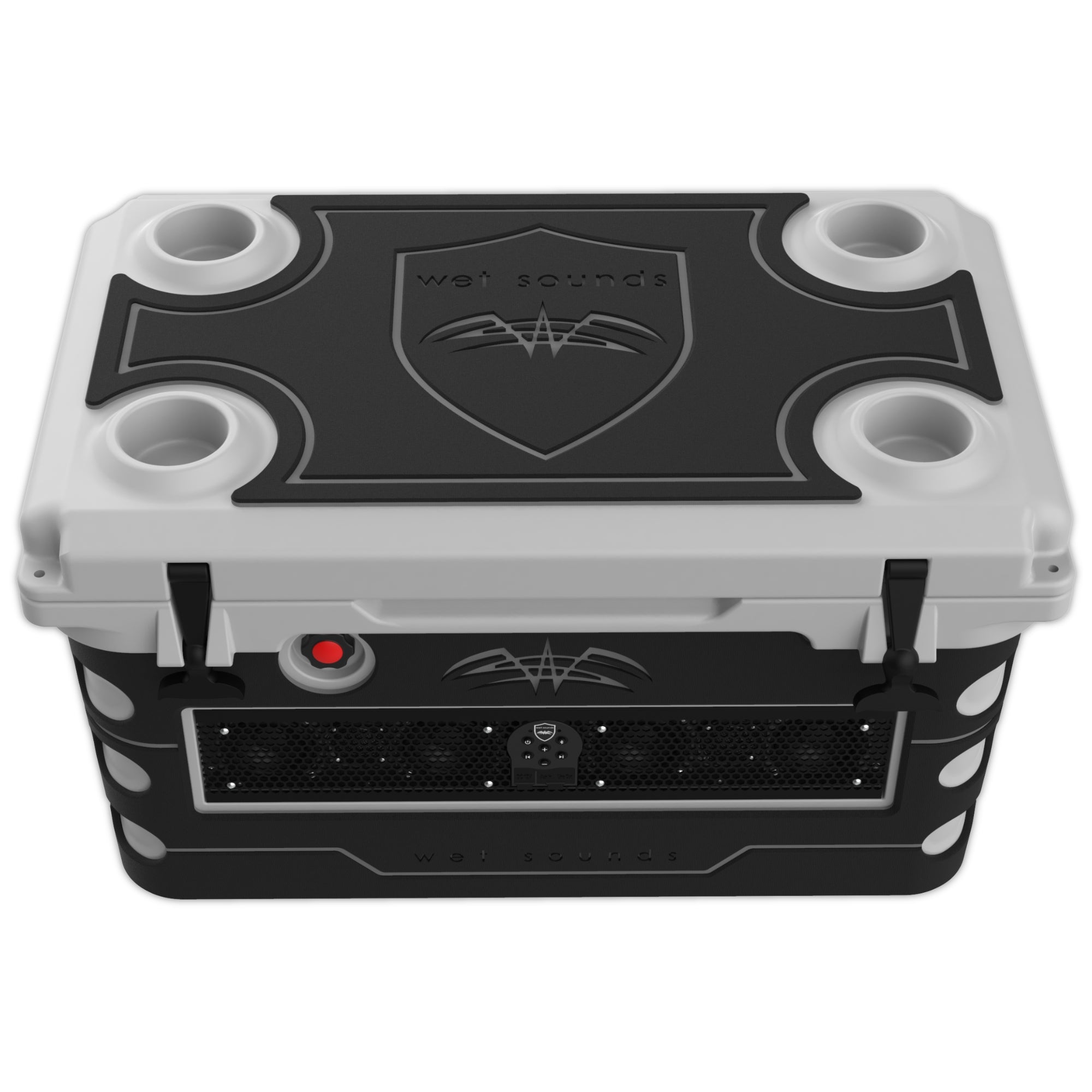 Capa para hielera SHIVR 55 GS TOP KIT BLK OVER GRY Color Negro sobre Gris | Kit de tracción de espuma Gator Step (la hielera se vende por separado)