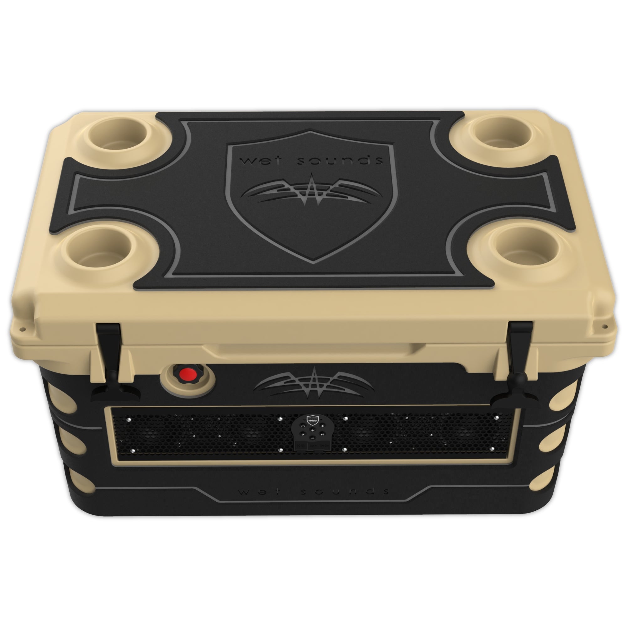 Capa para hielera SHIVR 55 GS TOP KIT BLK OVER GRY Color Negro sobre Gris | Kit de tracción de espuma Gator Step (la hielera se vende por separado)