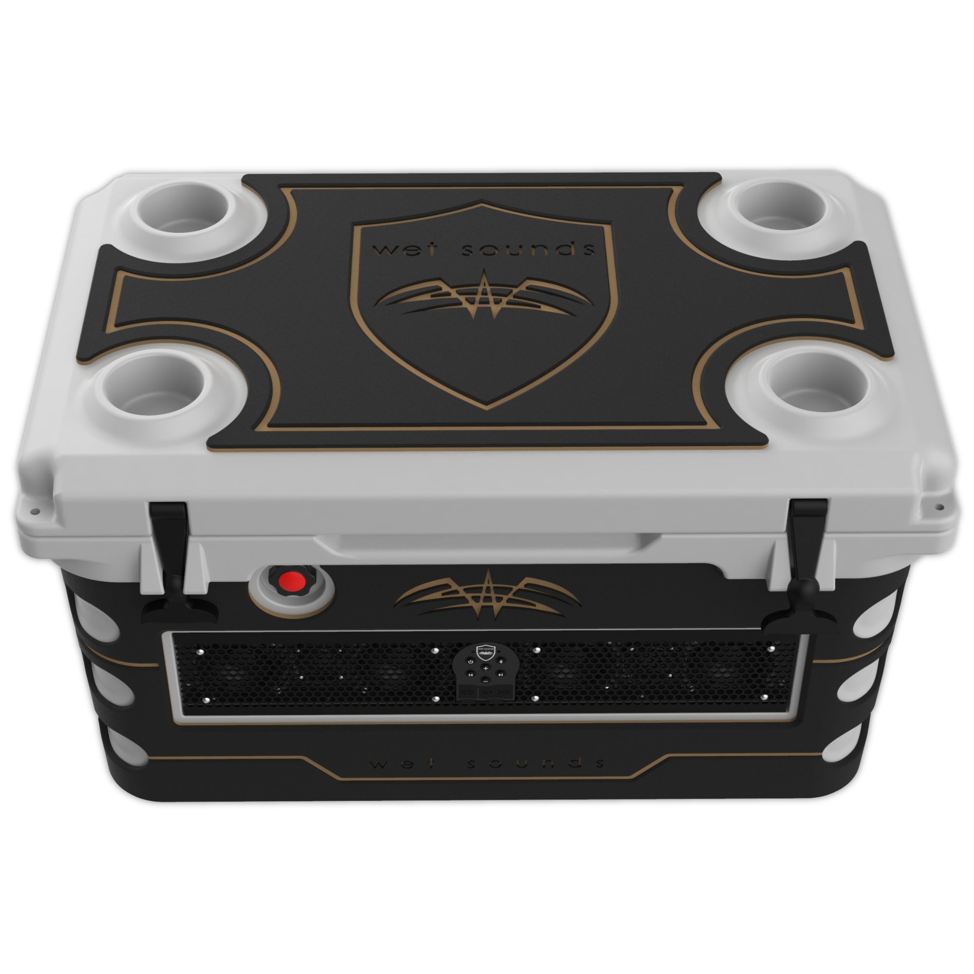 Capa para hielera SHIVR 55 GS TOP KIT BLK OVER WHSKY Color Negro sobre Whisky | Kit de tracción de espuma Gator Step (la hielera se vende por separado)