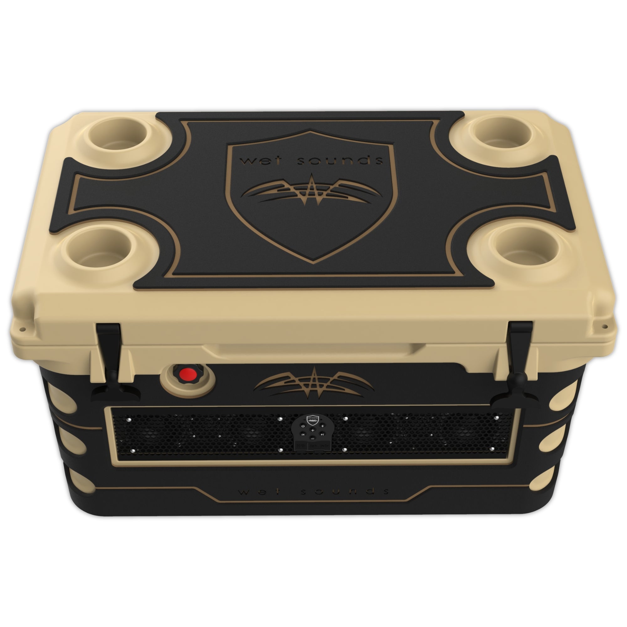 Capa para hielera SHIVR 55 GS TOP KIT BLK OVER WHSKY Color Negro sobre Whisky | Kit de tracción de espuma Gator Step (la hielera se vende por separado)