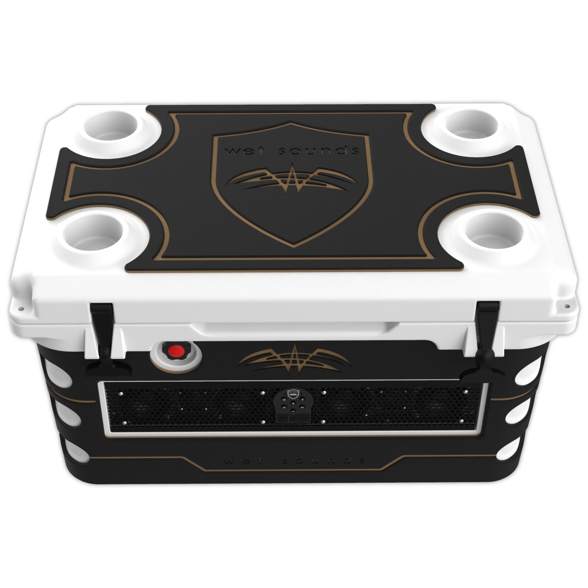 Capa para hielera SHIVR 55 GS TOP KIT BLK OVER WHSKY Color Negro sobre Whisky | Kit de tracción de espuma Gator Step (la hielera se vende por separado)