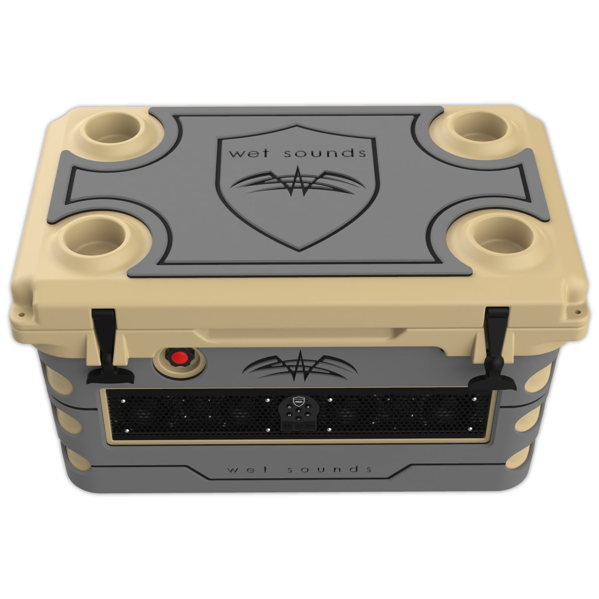 Capa para hielera SHIVR 55 GS TOP KIT GRY OVER BLK Color Gris sobre Negro | Kit de tracción de espuma Gator Step (la hielera se vende por separado)