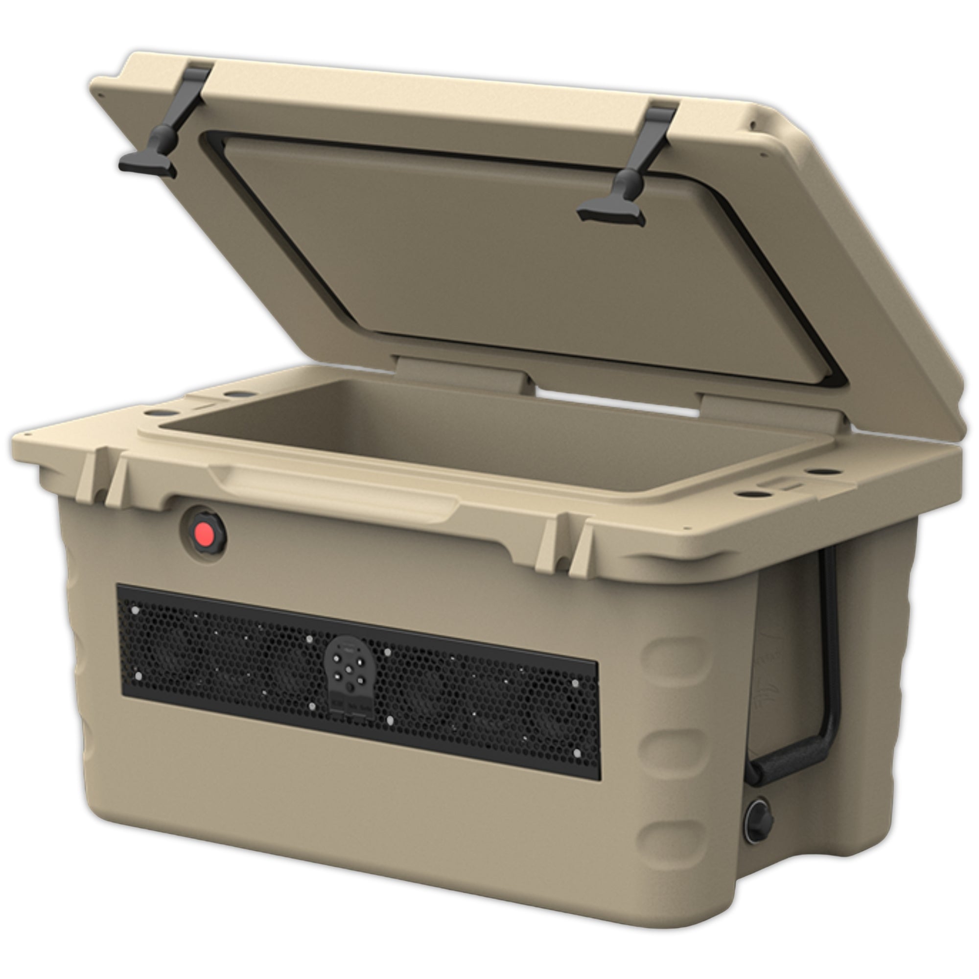 Hielera con Barra de Sonido Bluetooth Marino Wet Sounds SHIVR-55-TAN 200 Watts 55 l Bronceado Battleship