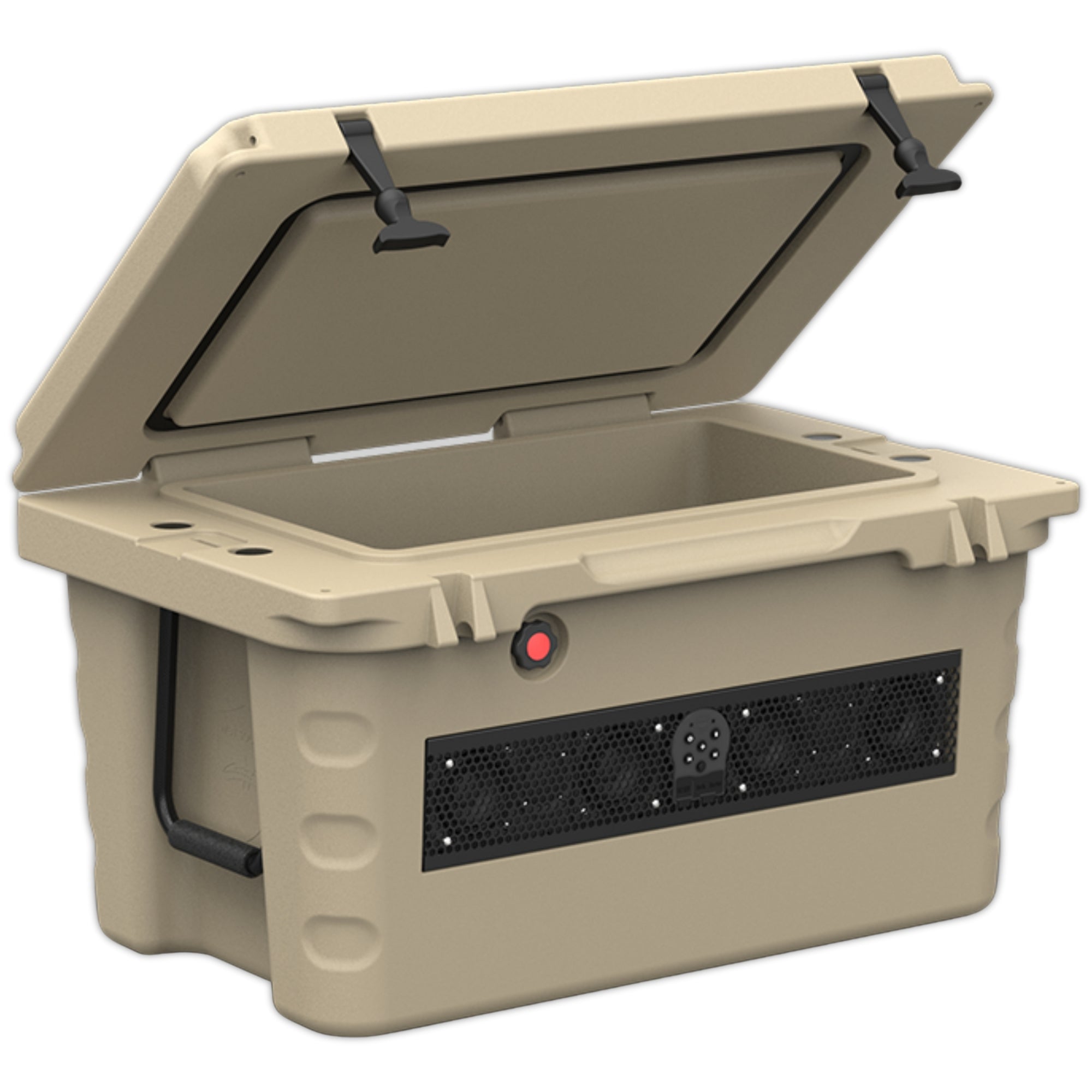 Hielera con Barra de Sonido Bluetooth Marino Wet Sounds SHIVR-55-TAN 200 Watts 55 l Bronceado Battleship