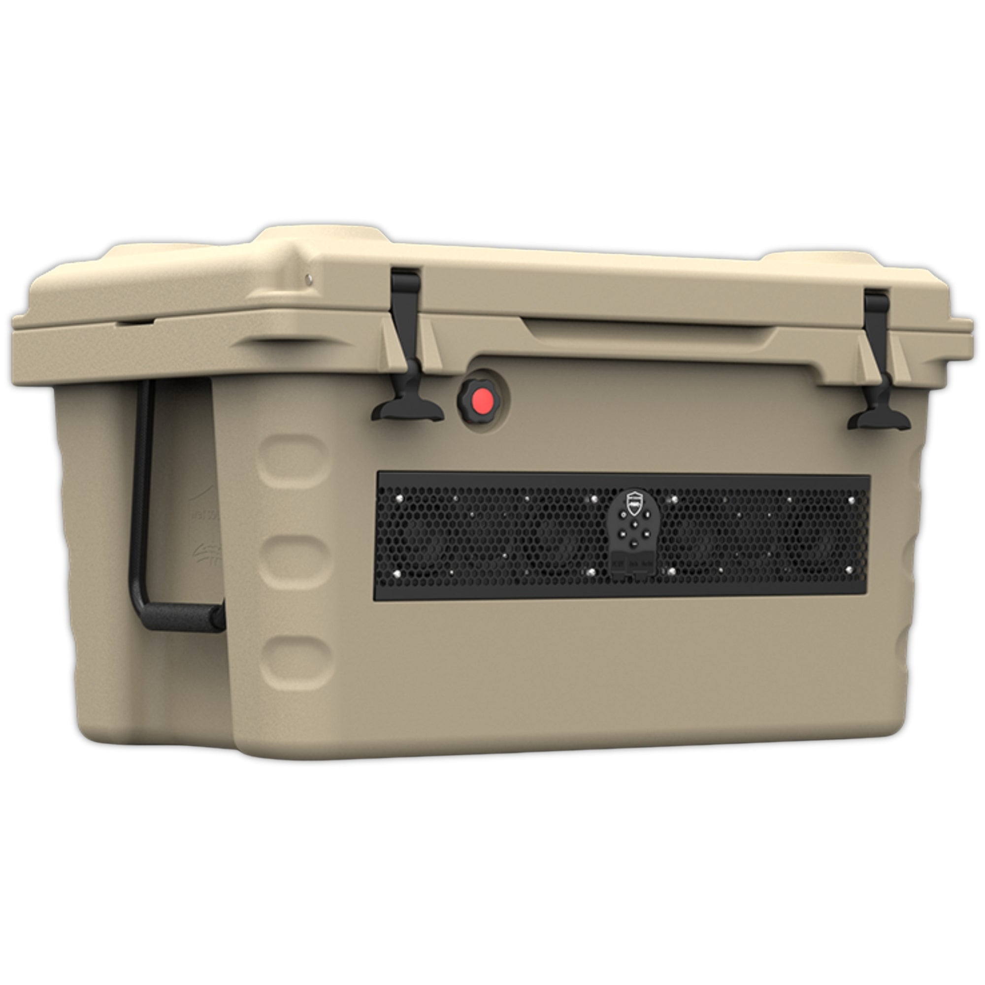 Hielera con Barra de Sonido Bluetooth Marino Wet Sounds SHIVR-55-TAN 200 Watts 55 l Bronceado Battleship