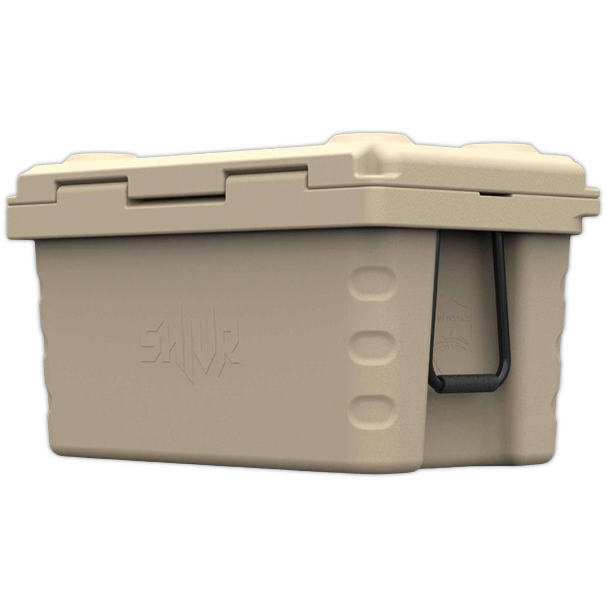 Hielera con Barra de Sonido Bluetooth Marino Wet Sounds SHIVR-55-TAN 200 Watts 55 l Bronceado Battleship