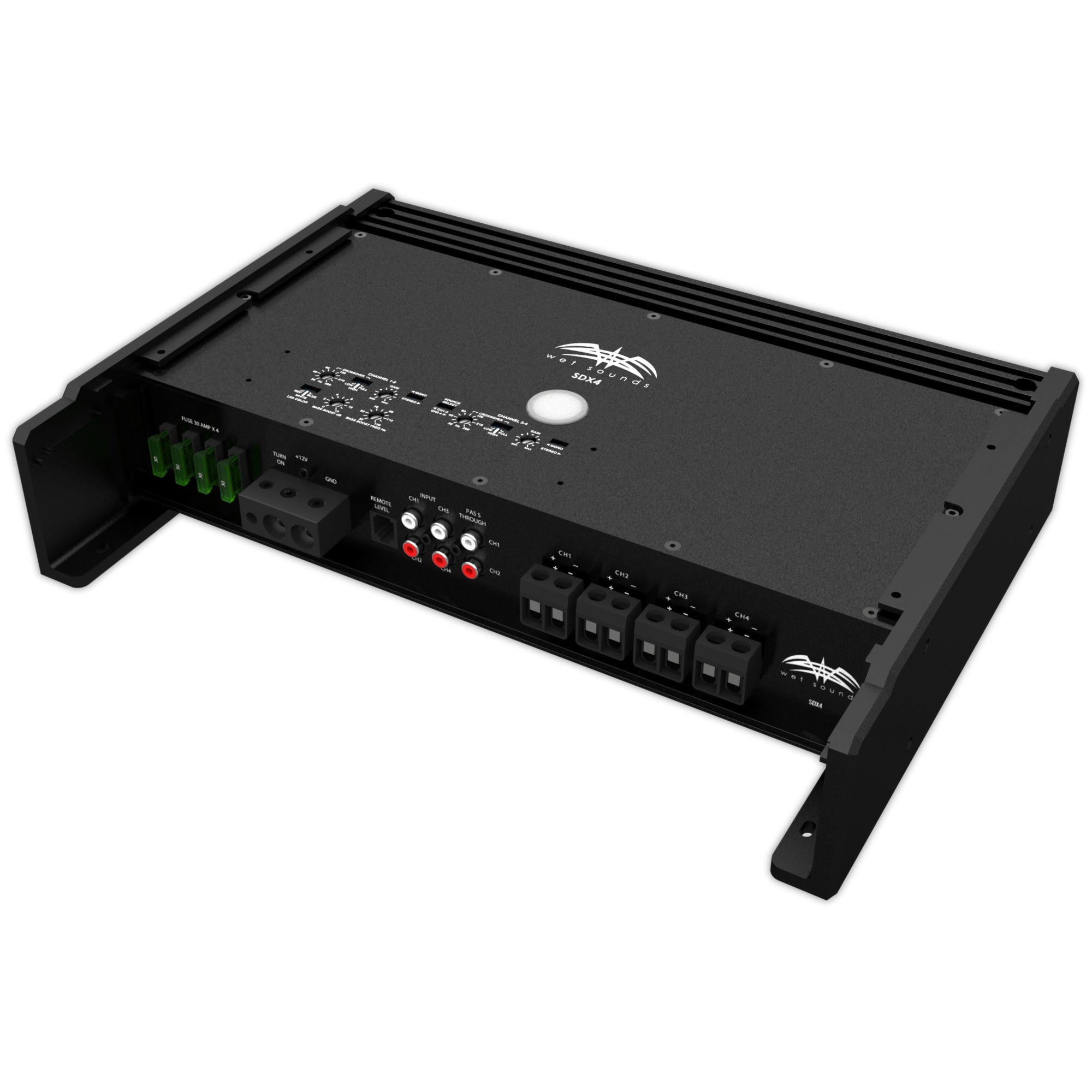 Amplificador Marino Full Range Wet Sounds Sinister-SDX4 4 Canales