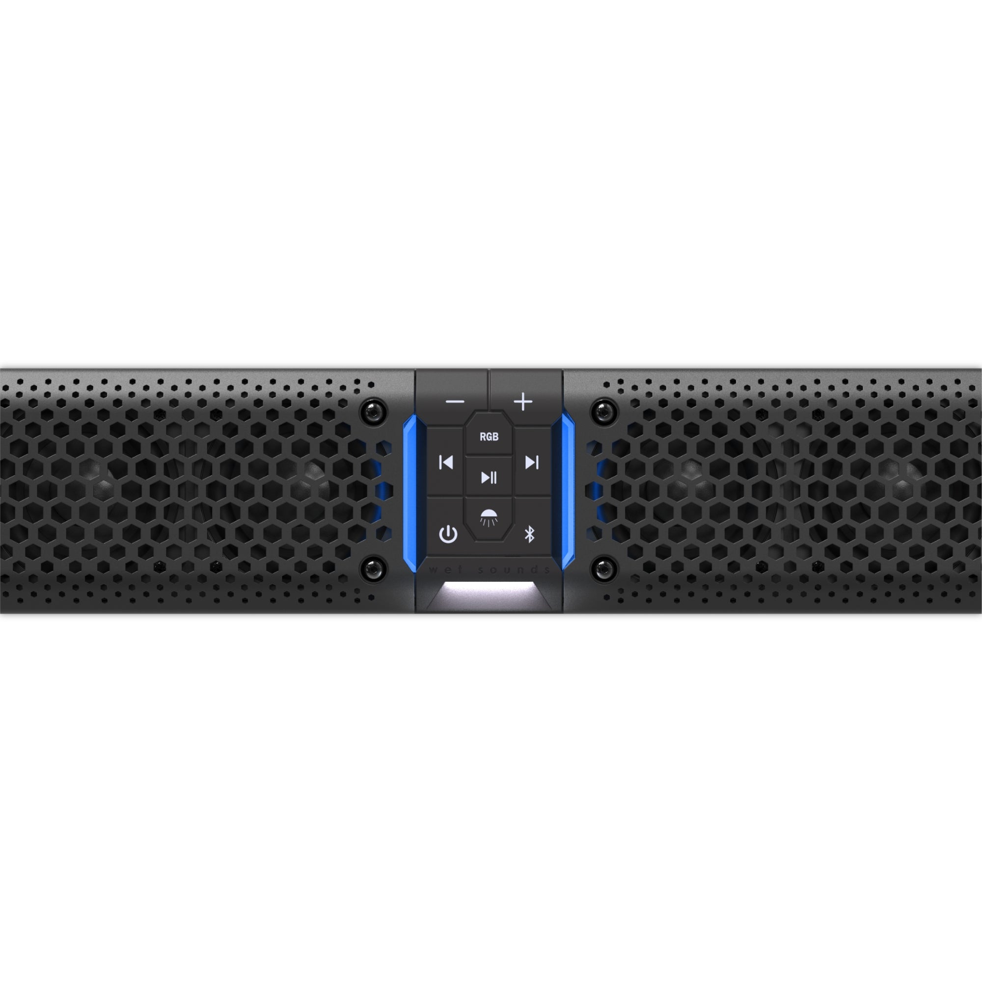 Barra de sonido Bluetooth amplificada todo en uno Wet Sounds STEALTH XT 12-B con control remoto