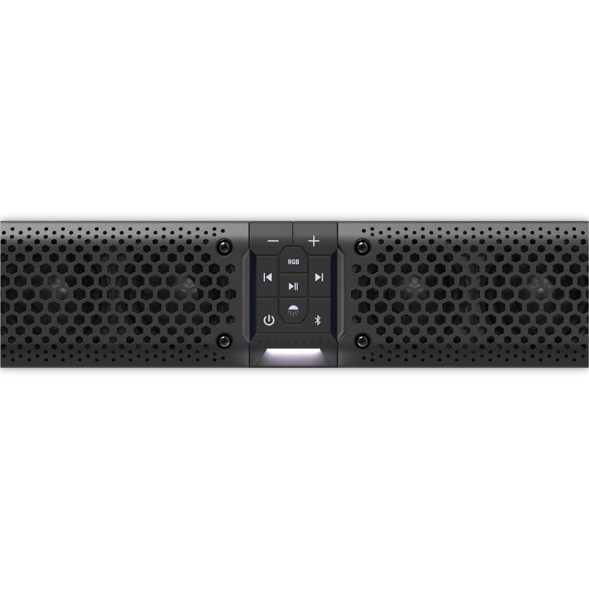 Barra de sonido Bluetooth amplificada todo en uno Wet Sounds STEALTH XT 6-B con control remoto