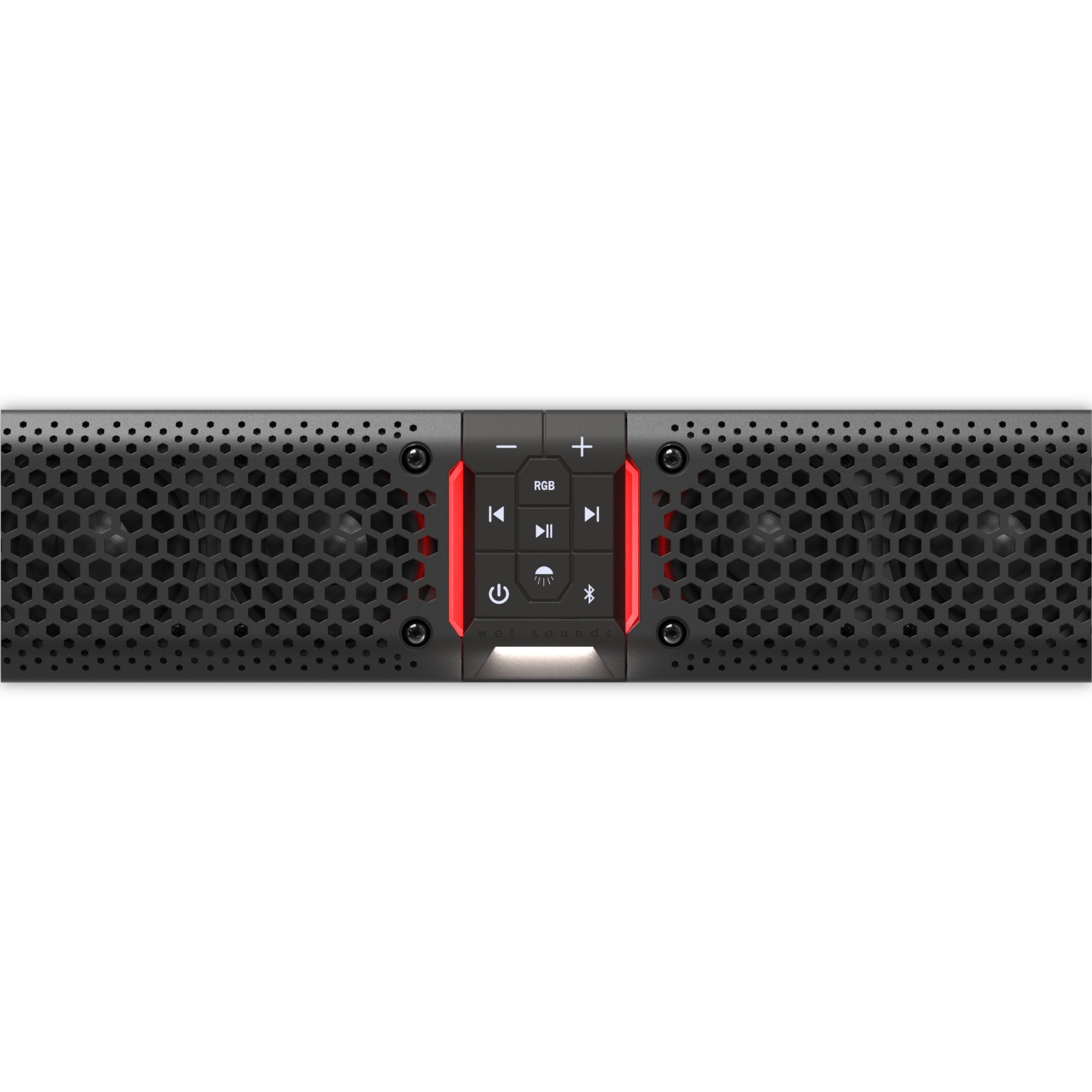 Barra de sonido Bluetooth amplificada todo en uno Wet Sounds STEALTH XT 6-B con control remoto