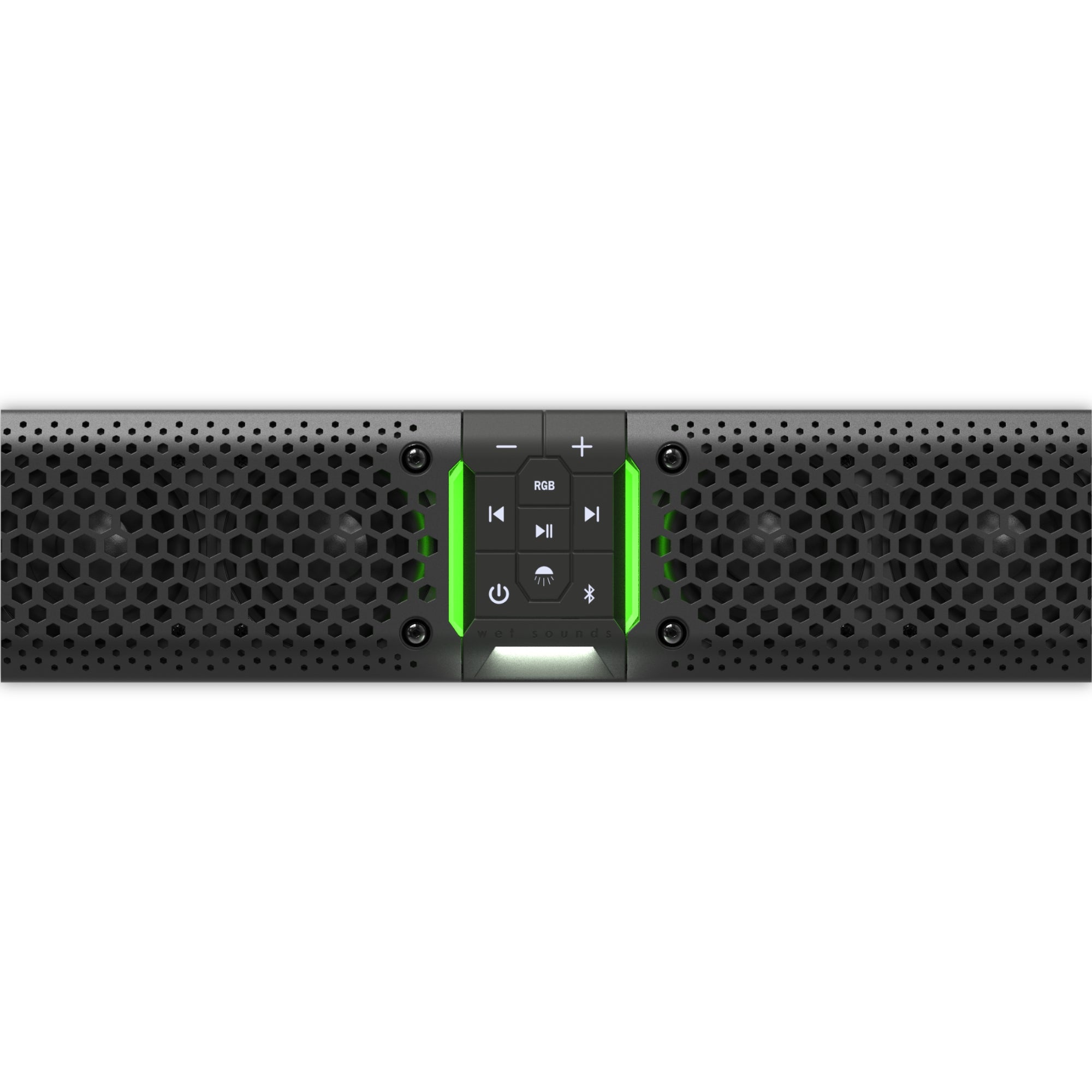 Barra de sonido Bluetooth amplificada todo en uno Wet Sounds STEALTH XT 6-B con control remoto