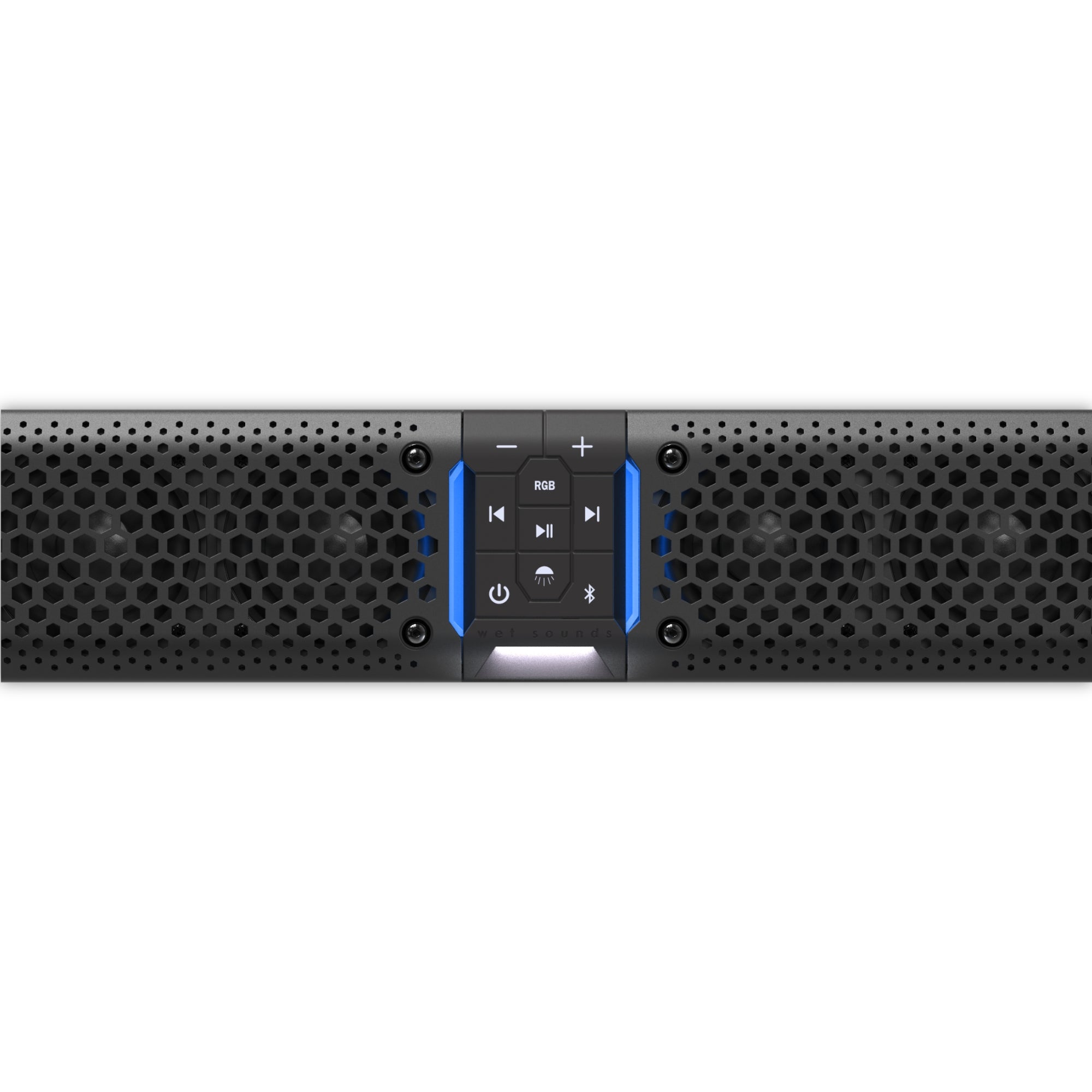 Barra de sonido Bluetooth amplificada todo en uno Wet Sounds STEALTH XT 6-B con control remoto