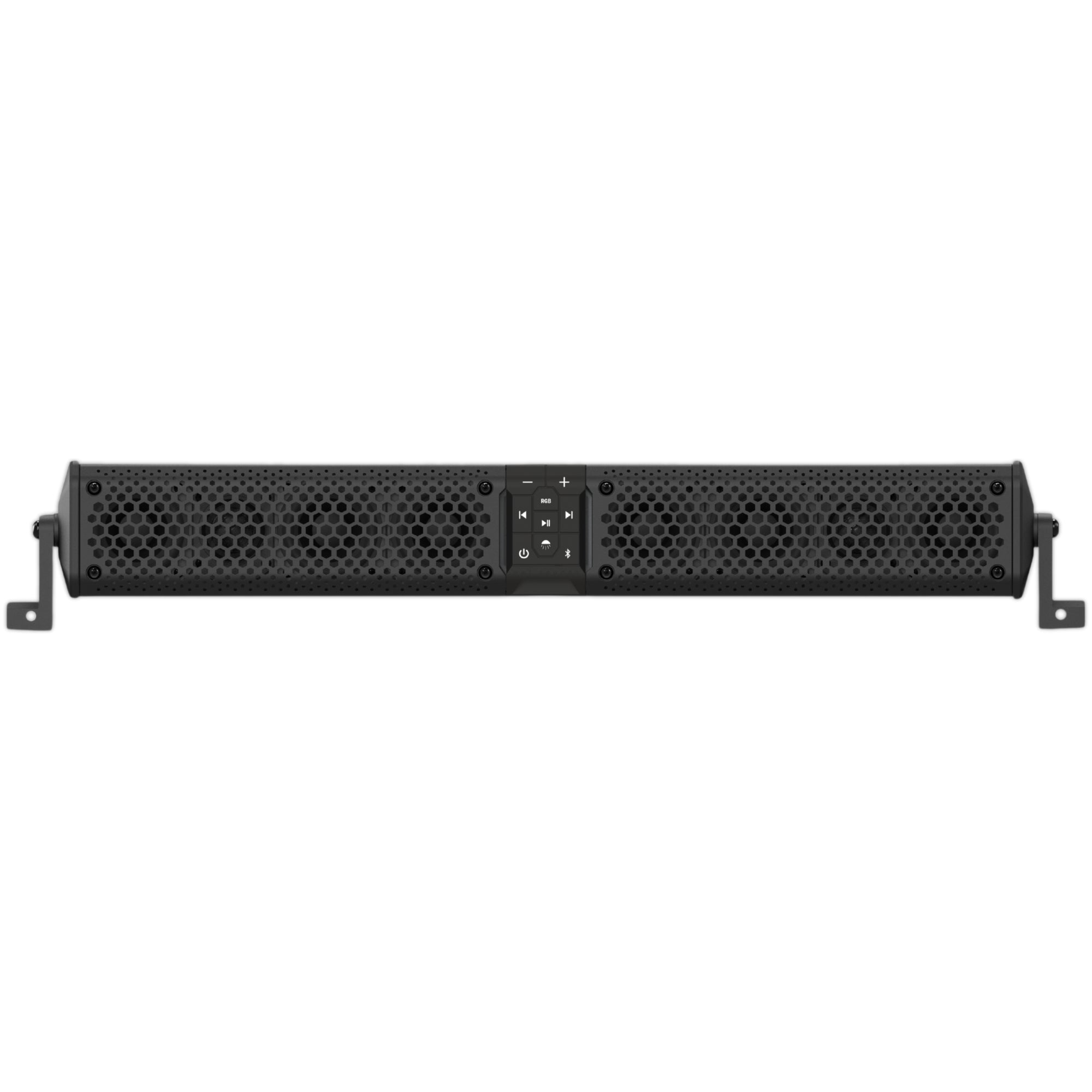 Barra de sonido Bluetooth amplificada todo en uno Wet Sounds STEALTH XT 8-B con control remoto