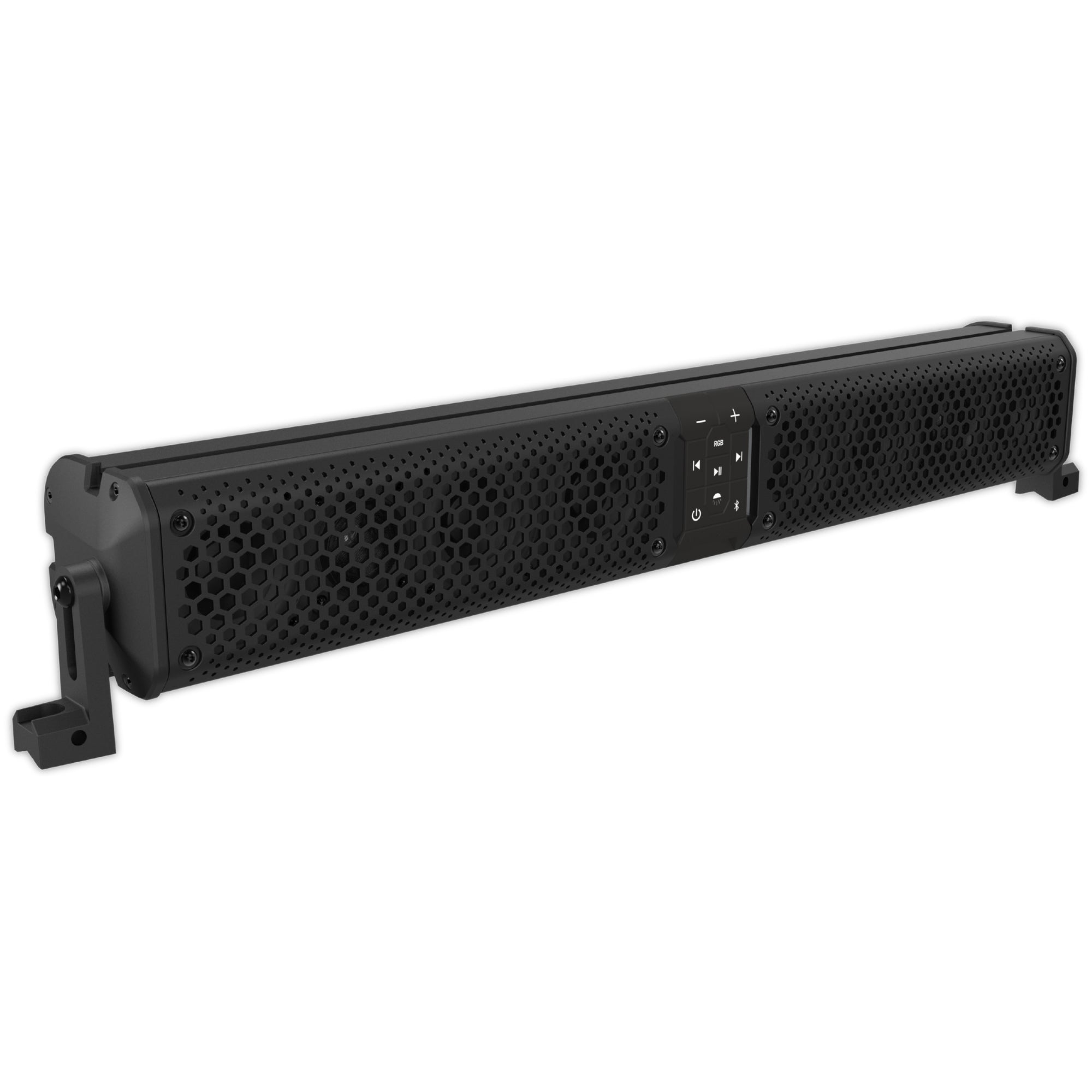 Barra de sonido Bluetooth amplificada todo en uno Wet Sounds STEALTH XT 8-B con control remoto
