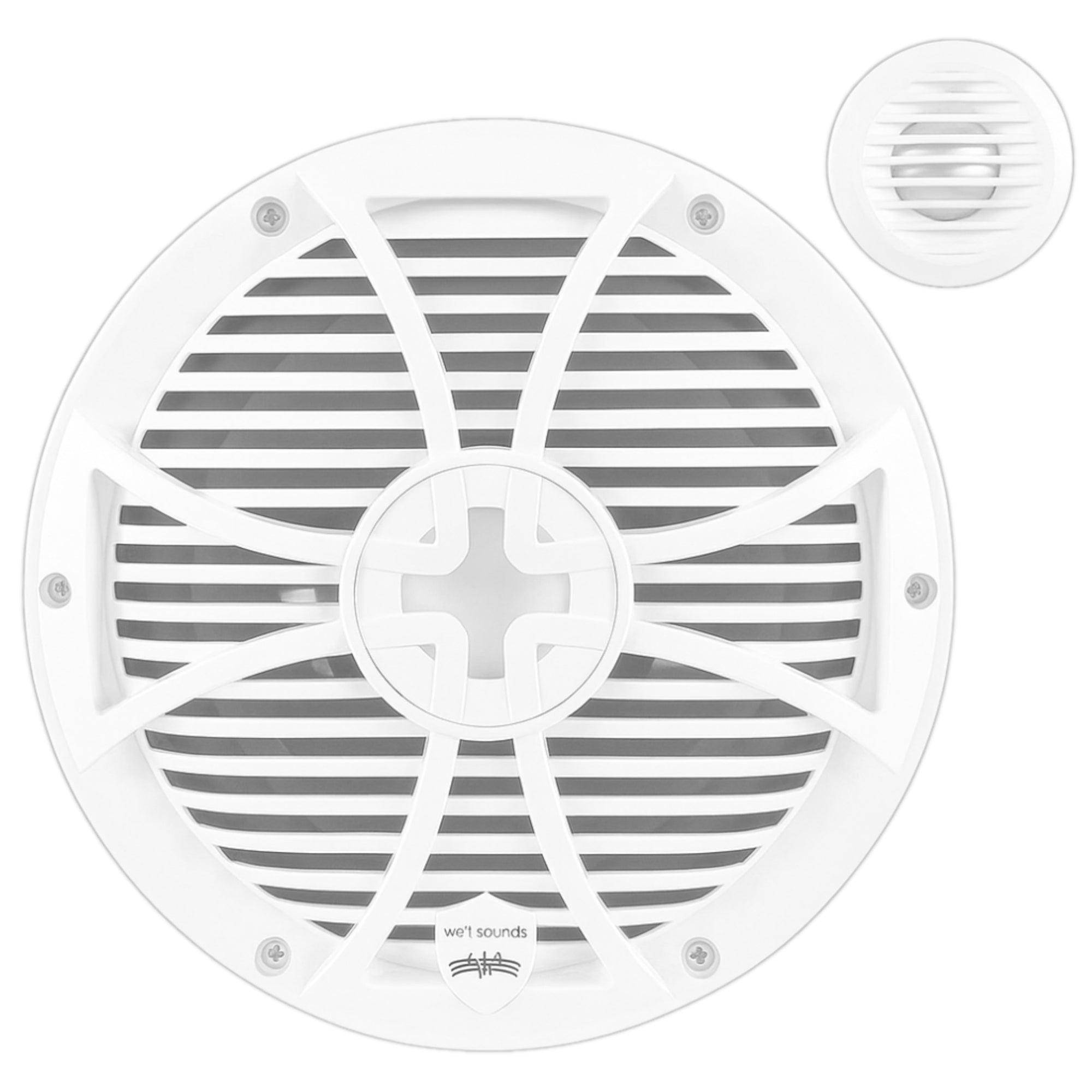 Bocinas Marinas Convertibles Wet Sounds SW-808-W 300W 8 PLG