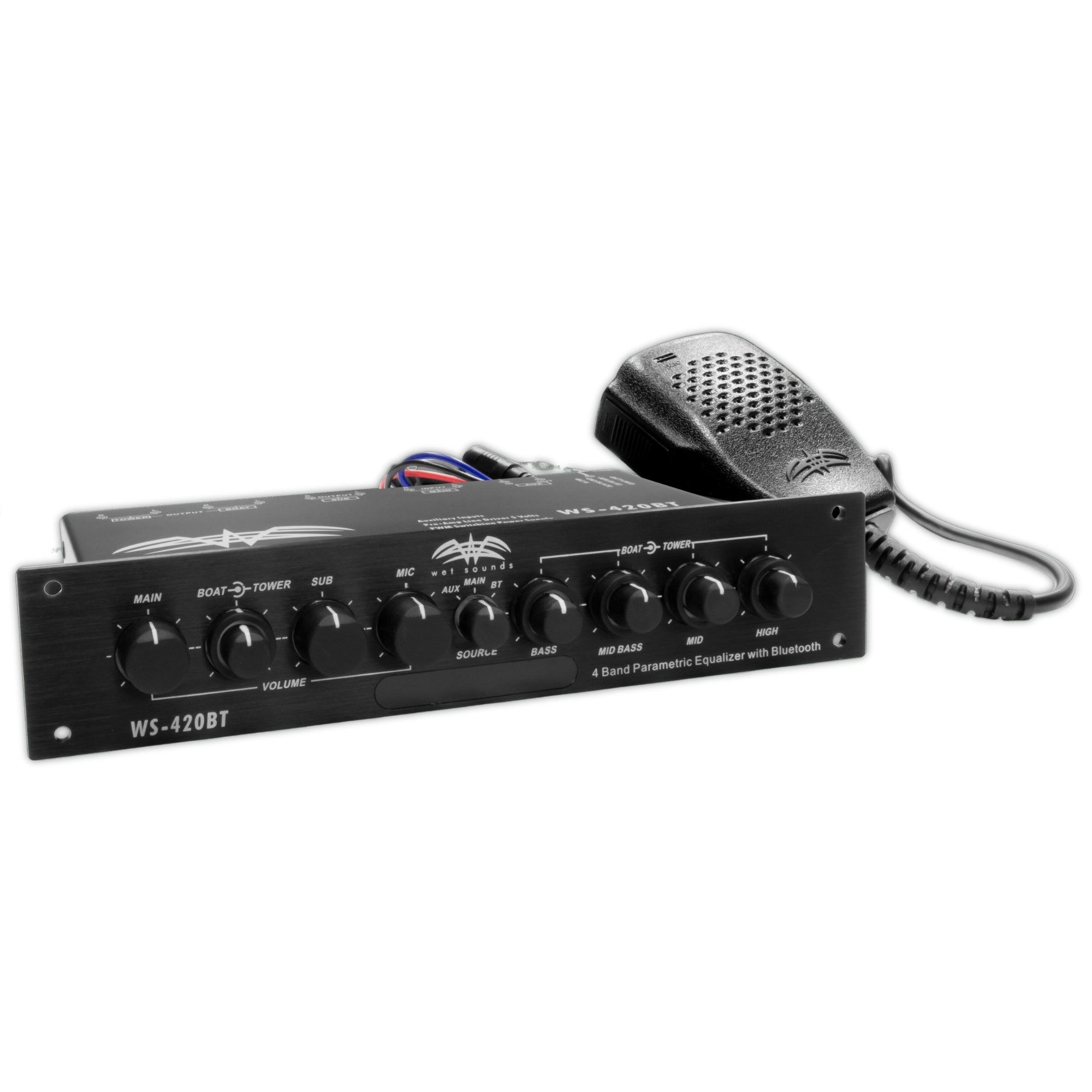 Ecualizador Wet Sounds Ws-420 Bt 4 Bandas Con Bluetooth Integrado Multi-zona