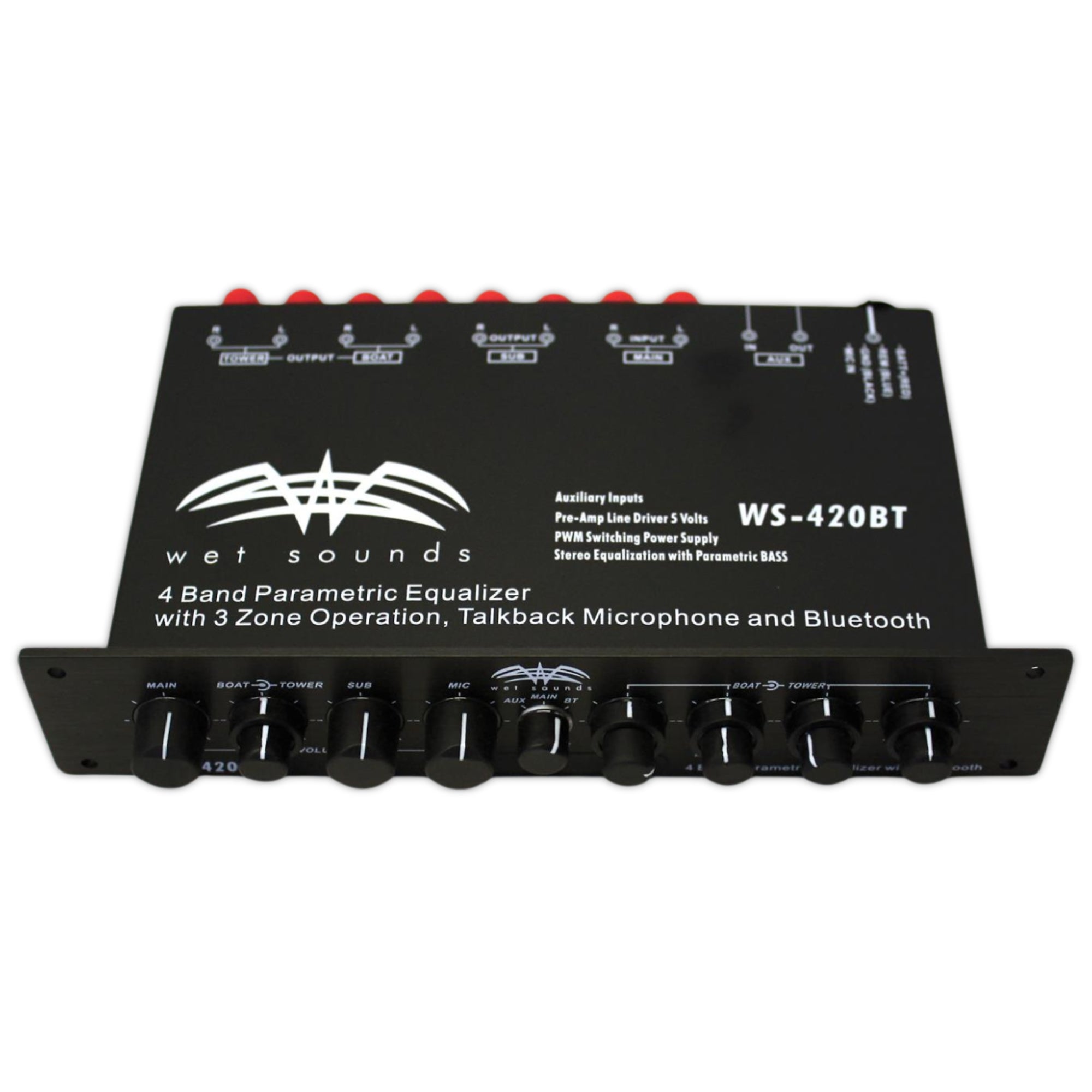 Ecualizador Wet Sounds Ws-420 Bt 4 Bandas Con Bluetooth Integrado Multi-zona