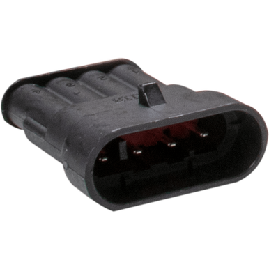 Kit de conector RGB hembra Wet Sounds RGB-4-KIT-10-F impermeable de 4 pines con pines