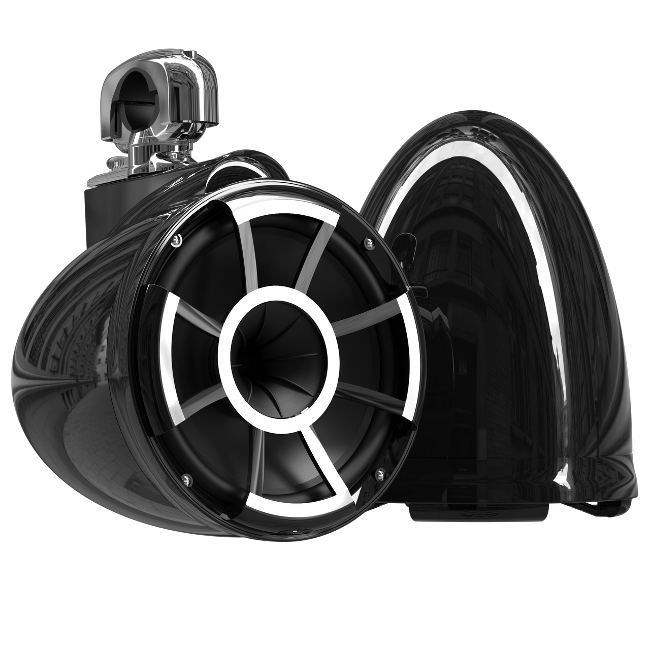 Bocinas de Torre Marinas Wet Sounds REV10 Black V2 10" Revolution Series Negras