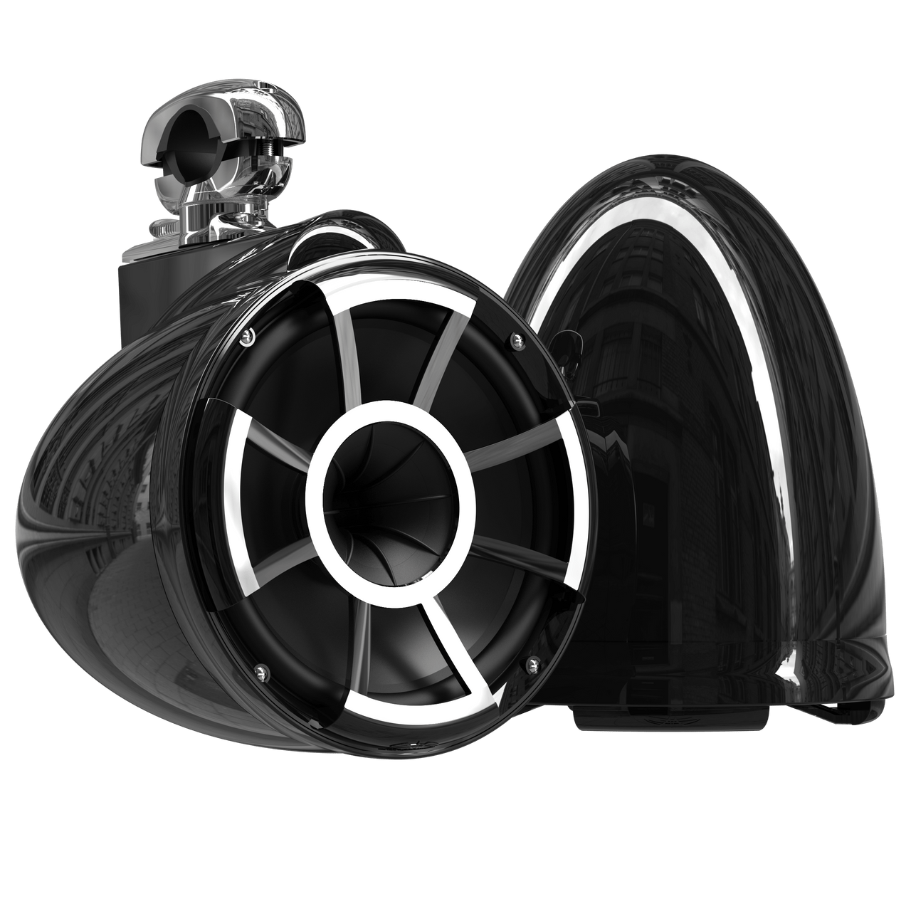 Bocinas de Torre Marinas Wet Sounds REV10 Black V2 10" Revolution Series Negras