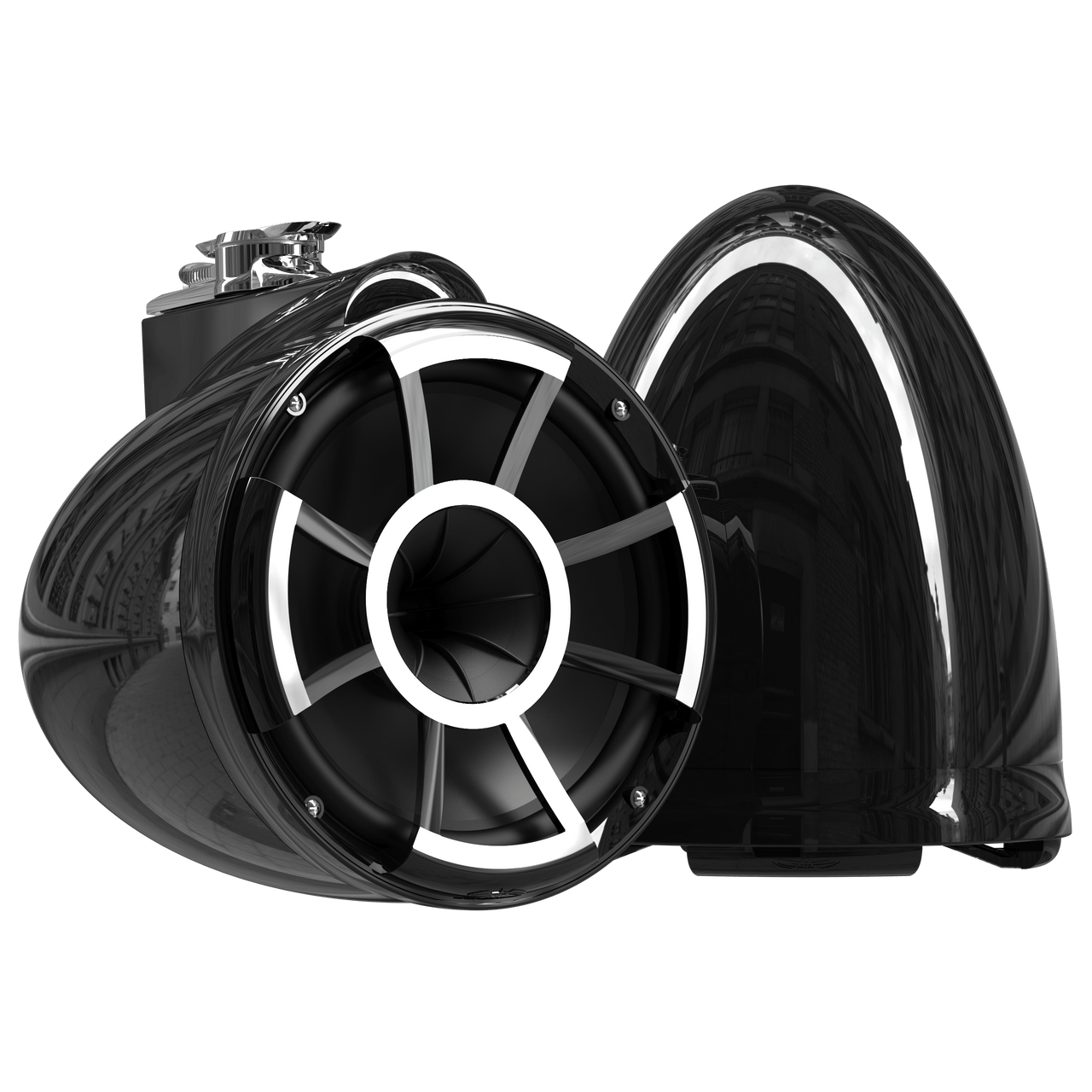 Bocinas de Torre Marinas Wet Sounds REV10 Black V2 10" Revolution Series Negras
