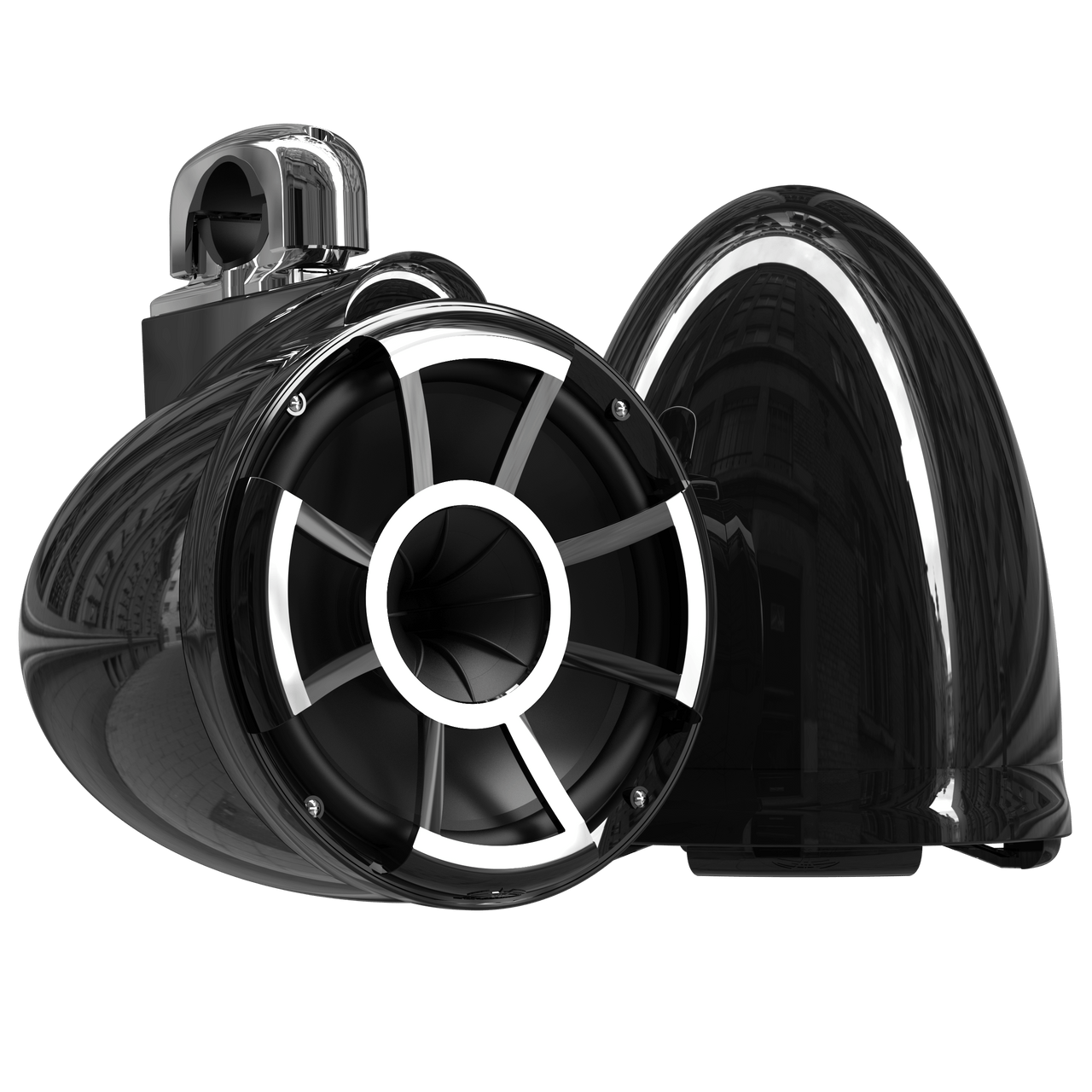 Bocinas de Torre Marinas Wet Sounds REV10 Black V2 10" Revolution Series Negras