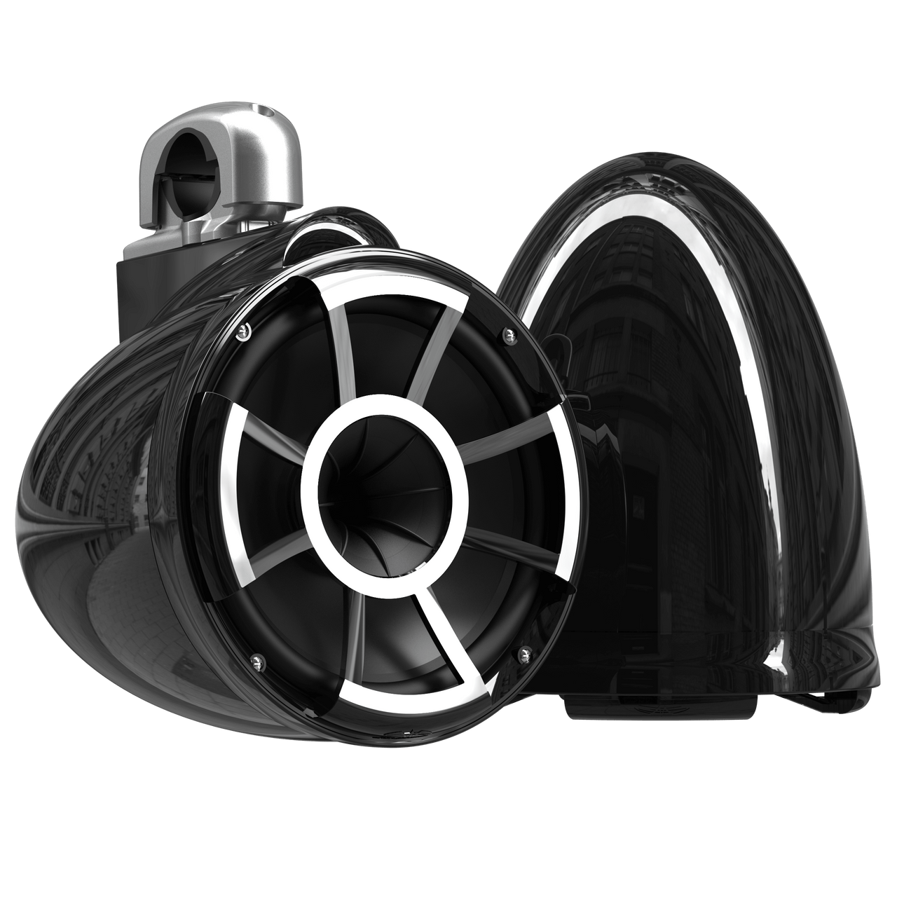 Bocinas de Torre Marinas Wet Sounds REV10 Black V2 10" Revolution Series Negras