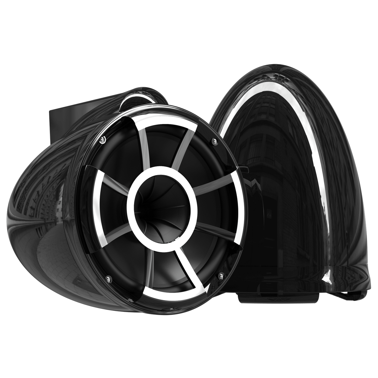Bocinas de Torre Marinas Wet Sounds REV10 Black V2 10" Revolution Series Negras
