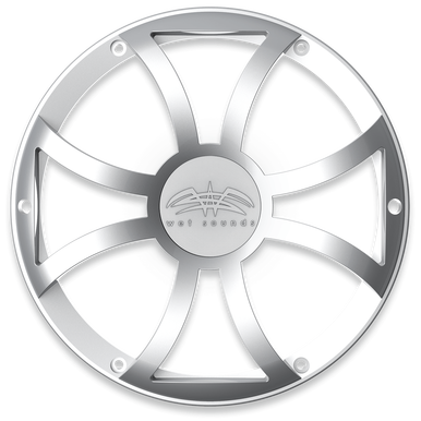 Rejilla Marina Wet Sounds REVO 12 XS-S para Subwoofers REVO de 12" Color Plata