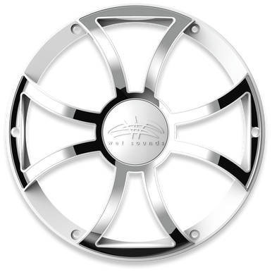 Rejilla Wet Sounds REVO 10 XS-W-SS para Subwoofers REVO de 12" Color Blanco